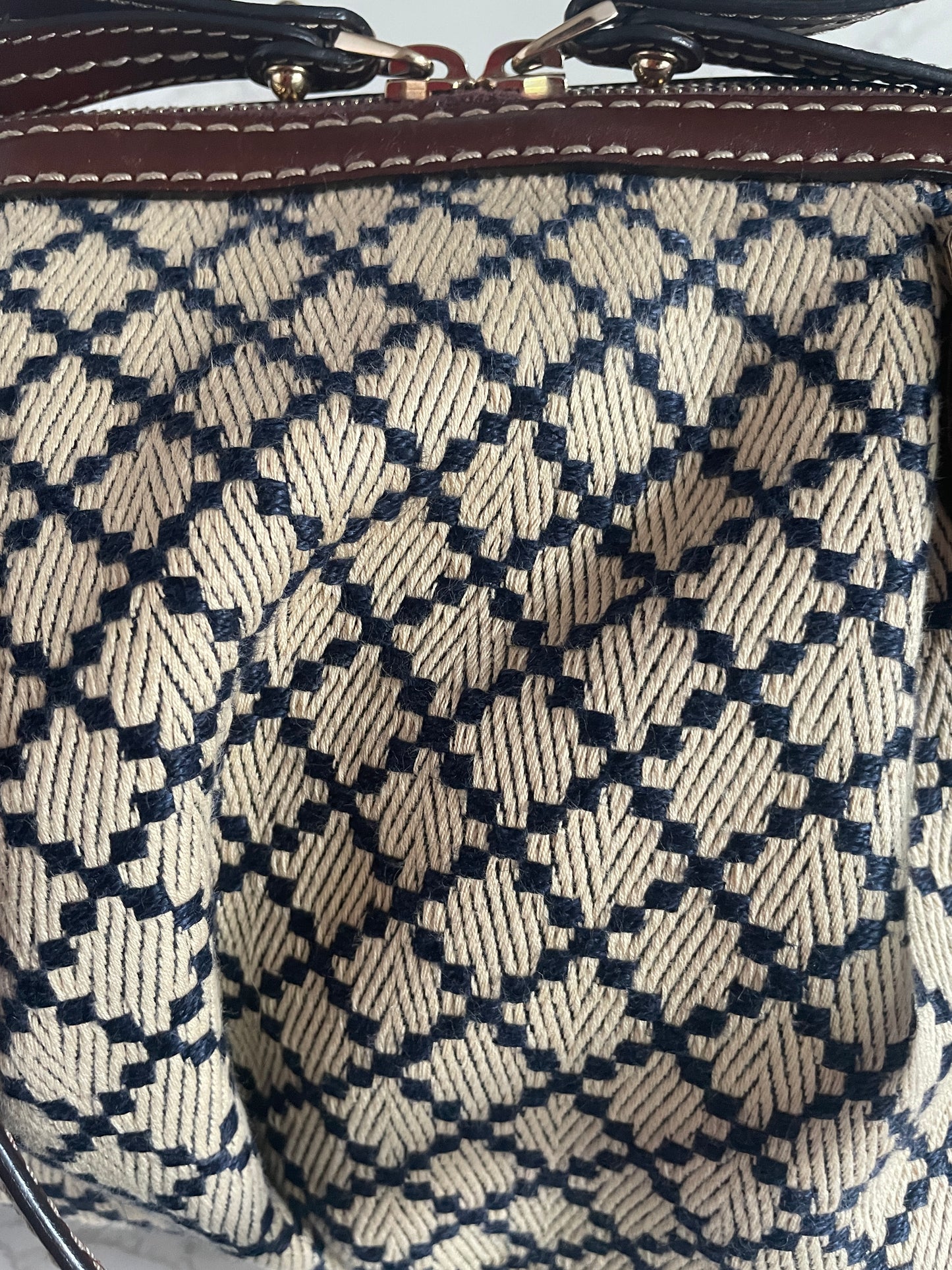 GUCCI BEIGE BLUE DIAMANTE SUKEY
