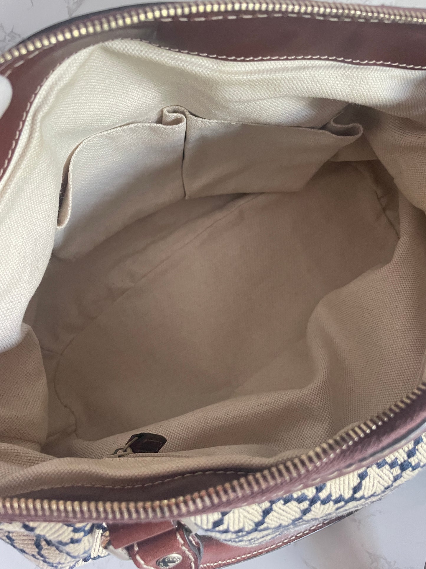 GUCCI BEIGE BLUE DIAMANTE SUKEY