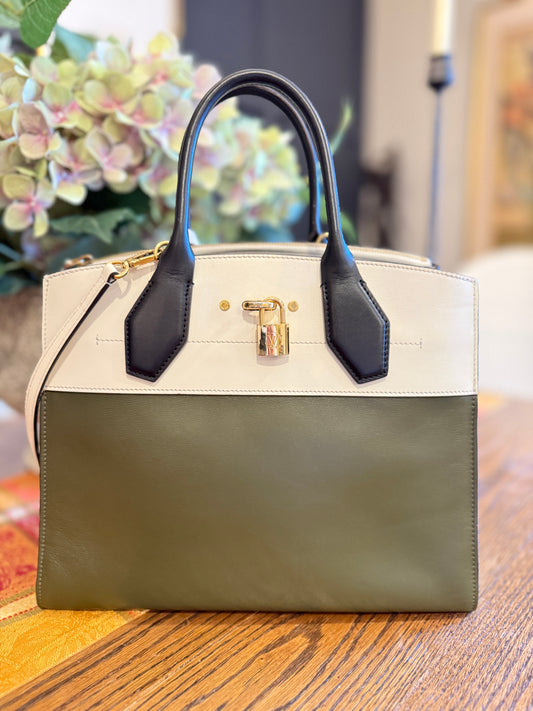 Louis Vuitton Taurillon Tri Color City Steamer