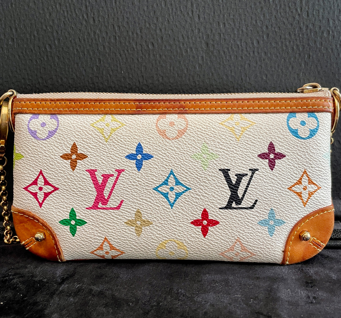 LOUIS VUITTON LIMITED EDITION TAKASHI MURAKAMI MILLA POCHETTE