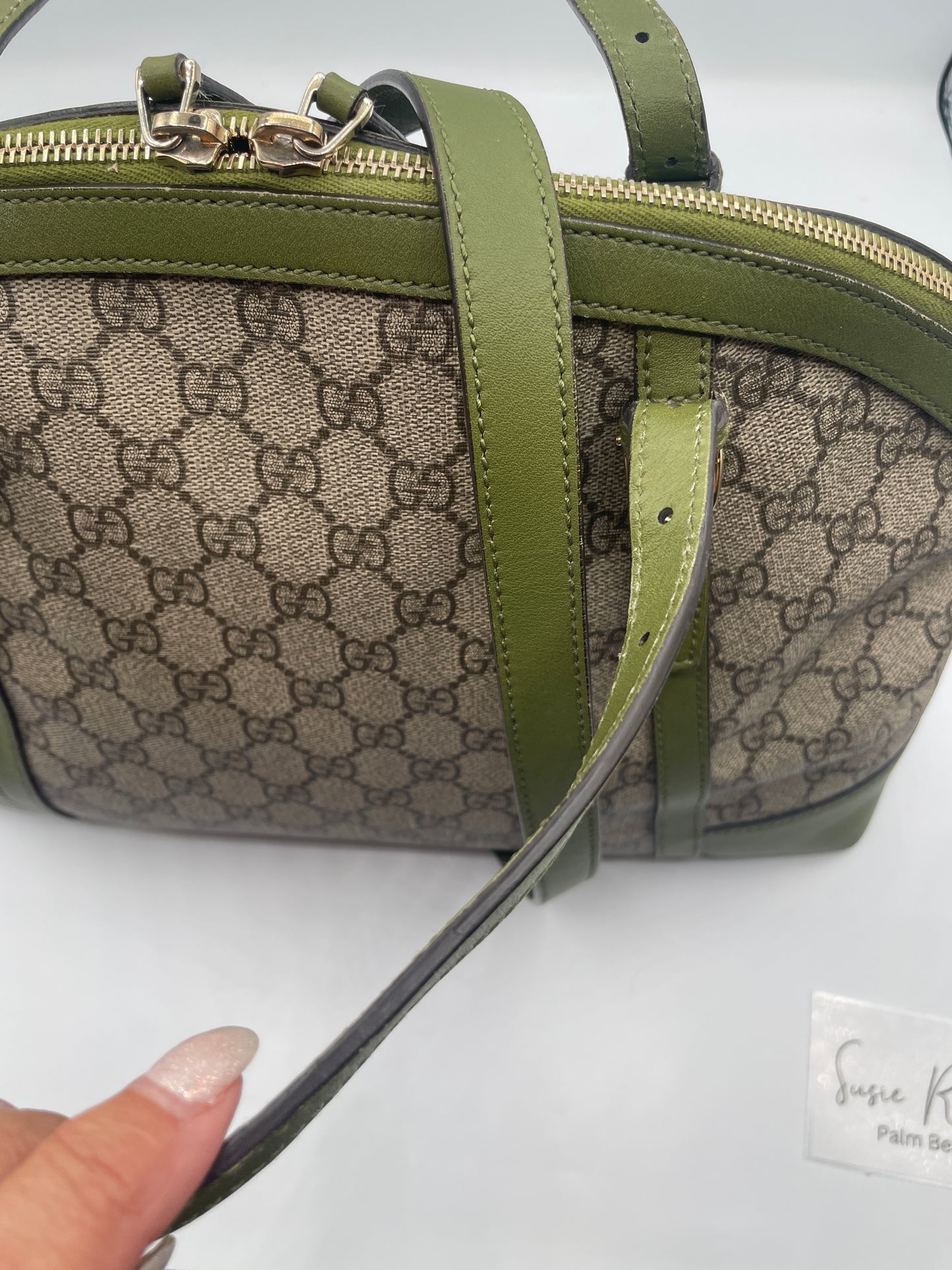 Gucci Green Dome Satchel