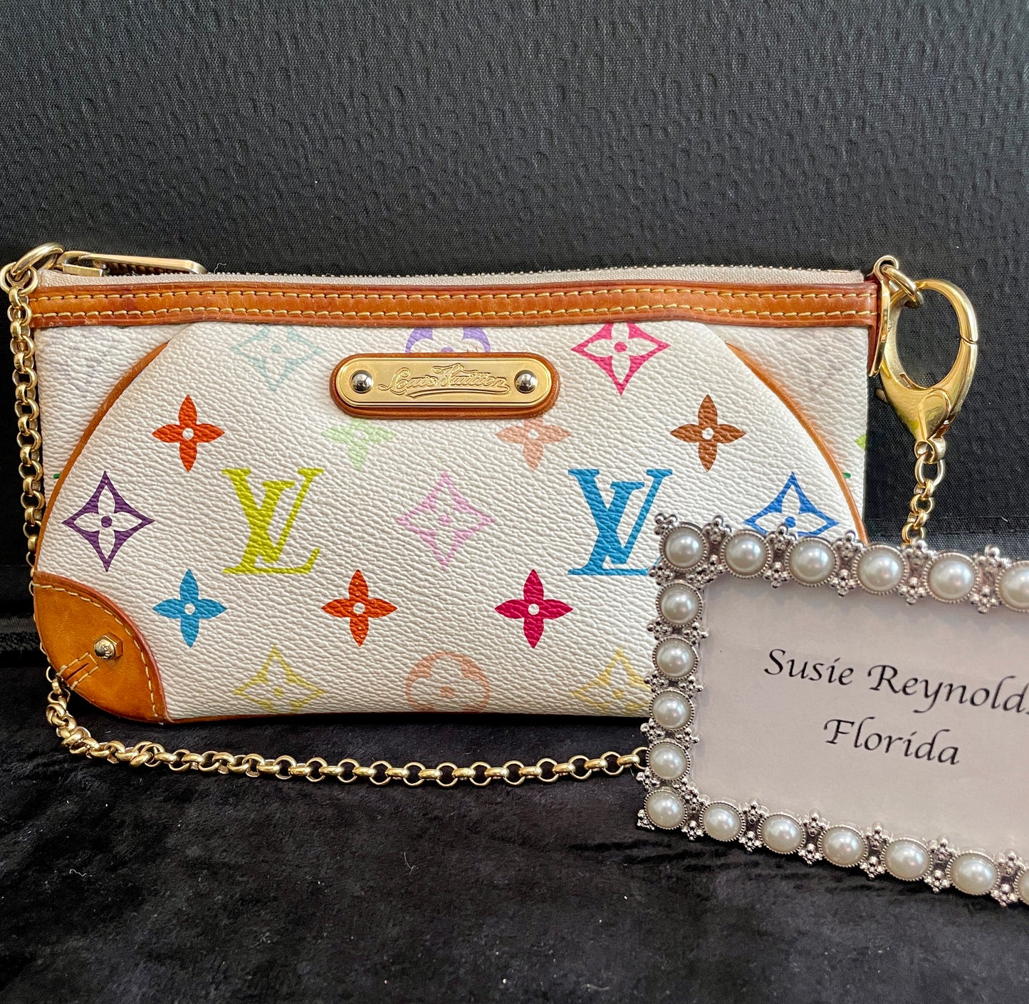 LOUIS VUITTON LIMITED EDITION TAKASHI MURAKAMI MILLA POCHETTE