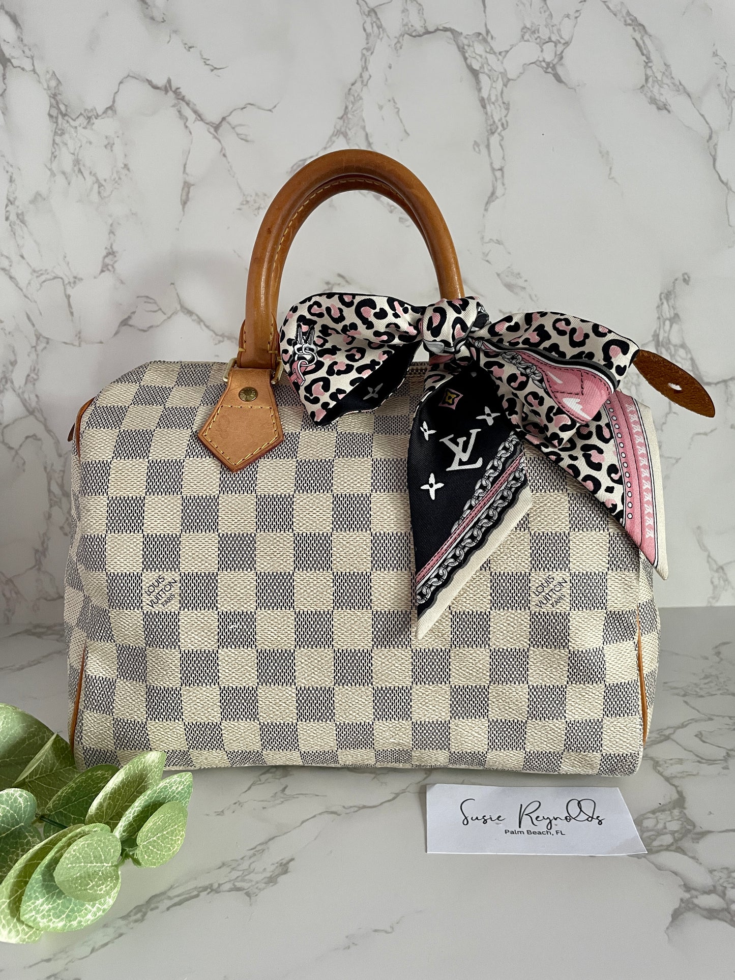 Louis Vuitton Speedy 25 Damier Azur