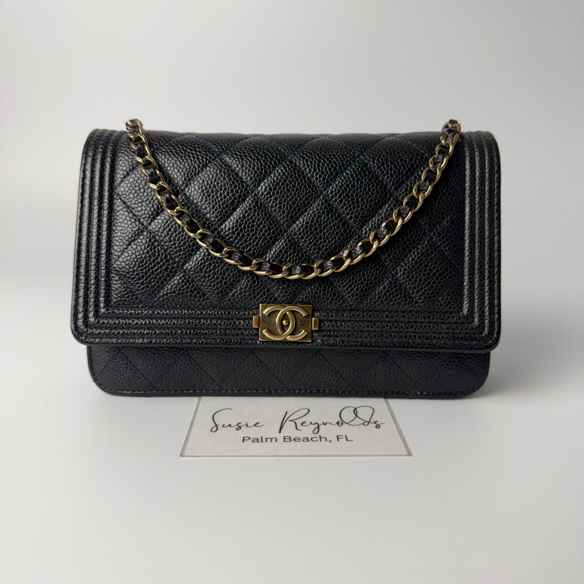 Chanel Boy Wallet on Chain