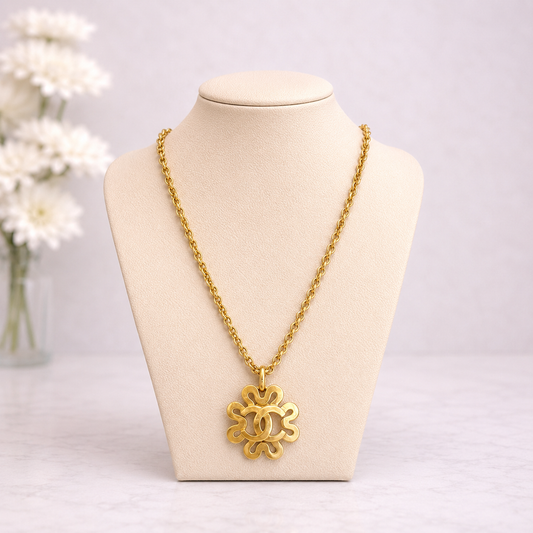 Chanel Clover Necklace