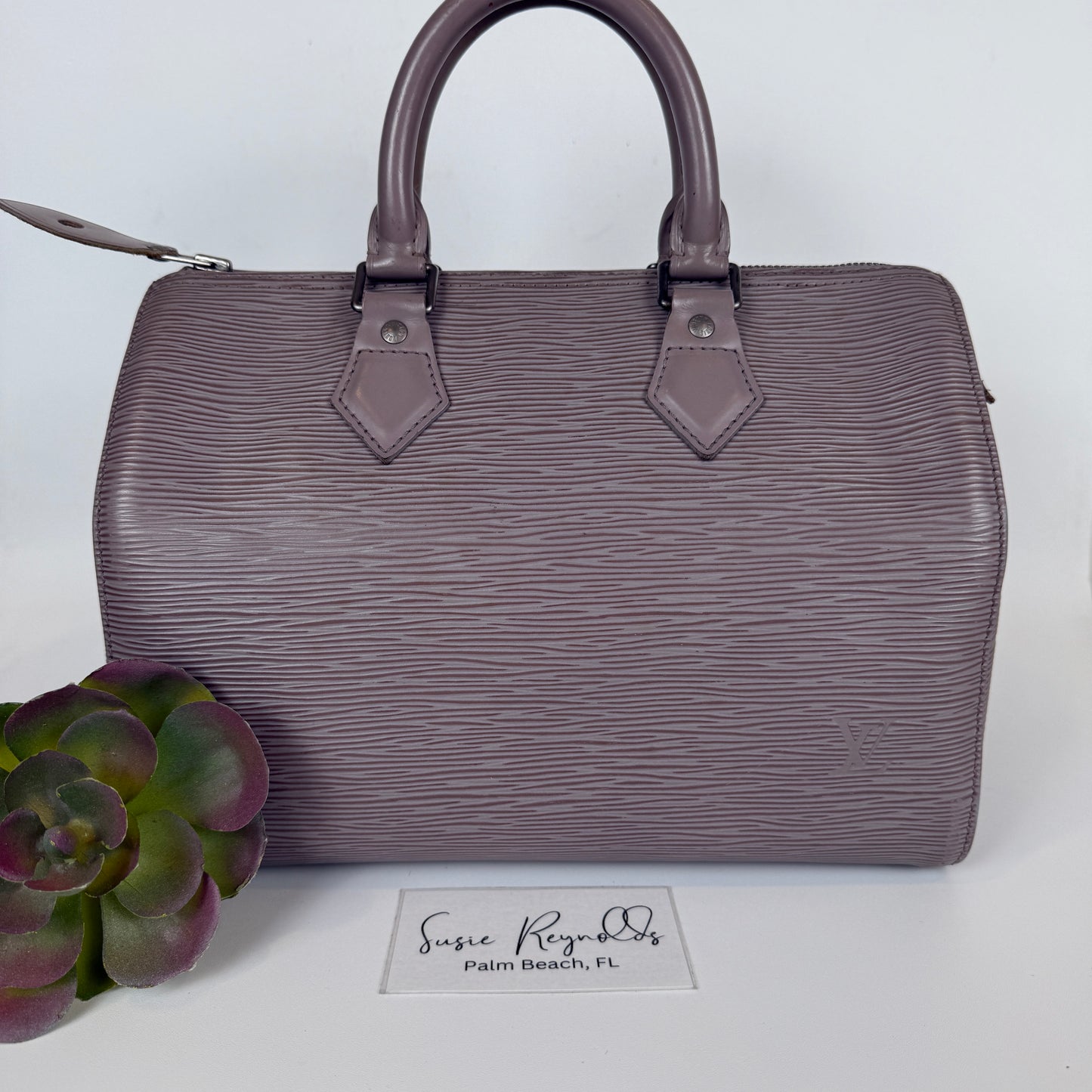 Louis Vuitton Lilac Epi Speedy 25 (Rare)