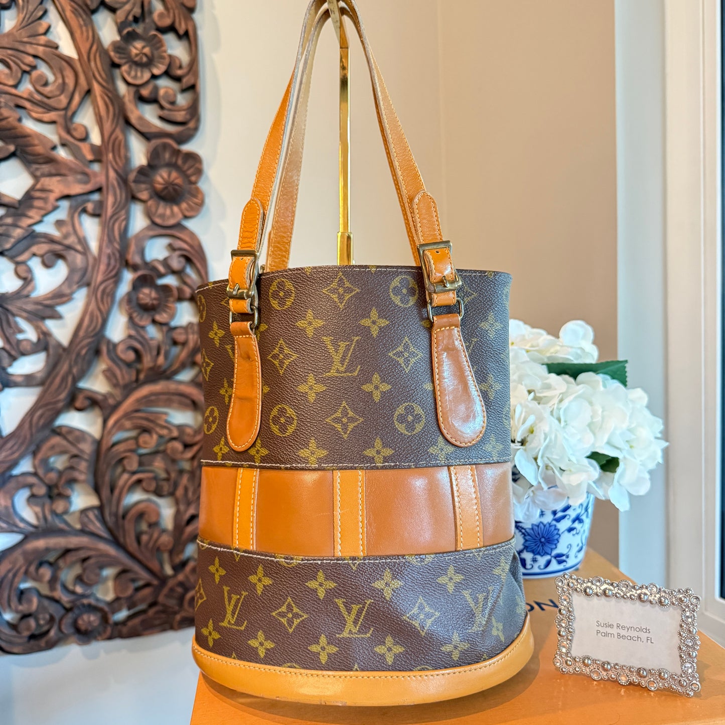 Louis Vuitton French Company Bucket Bag