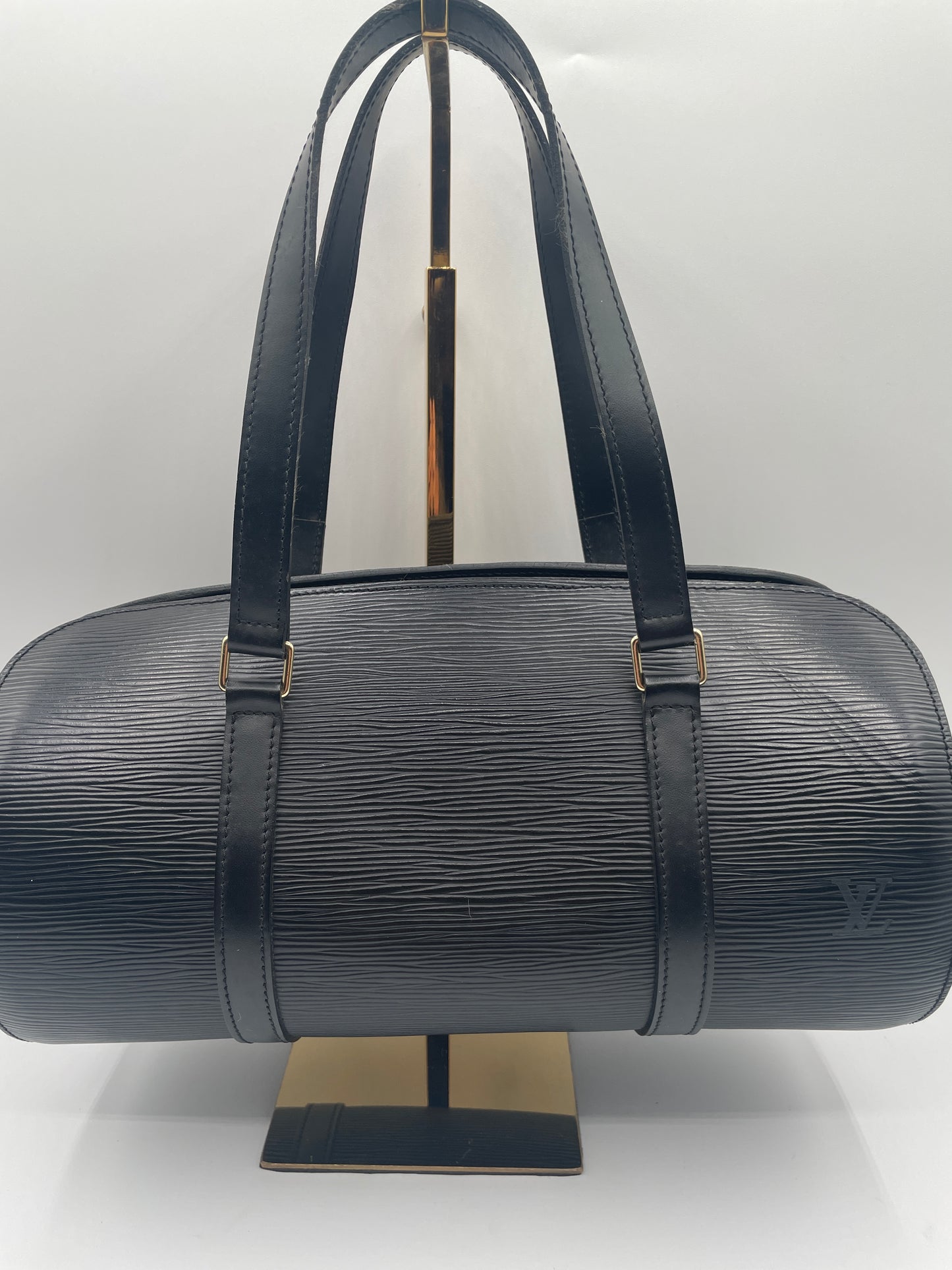 LOUIS VUITTON BLACK EPI SOUFFLOT