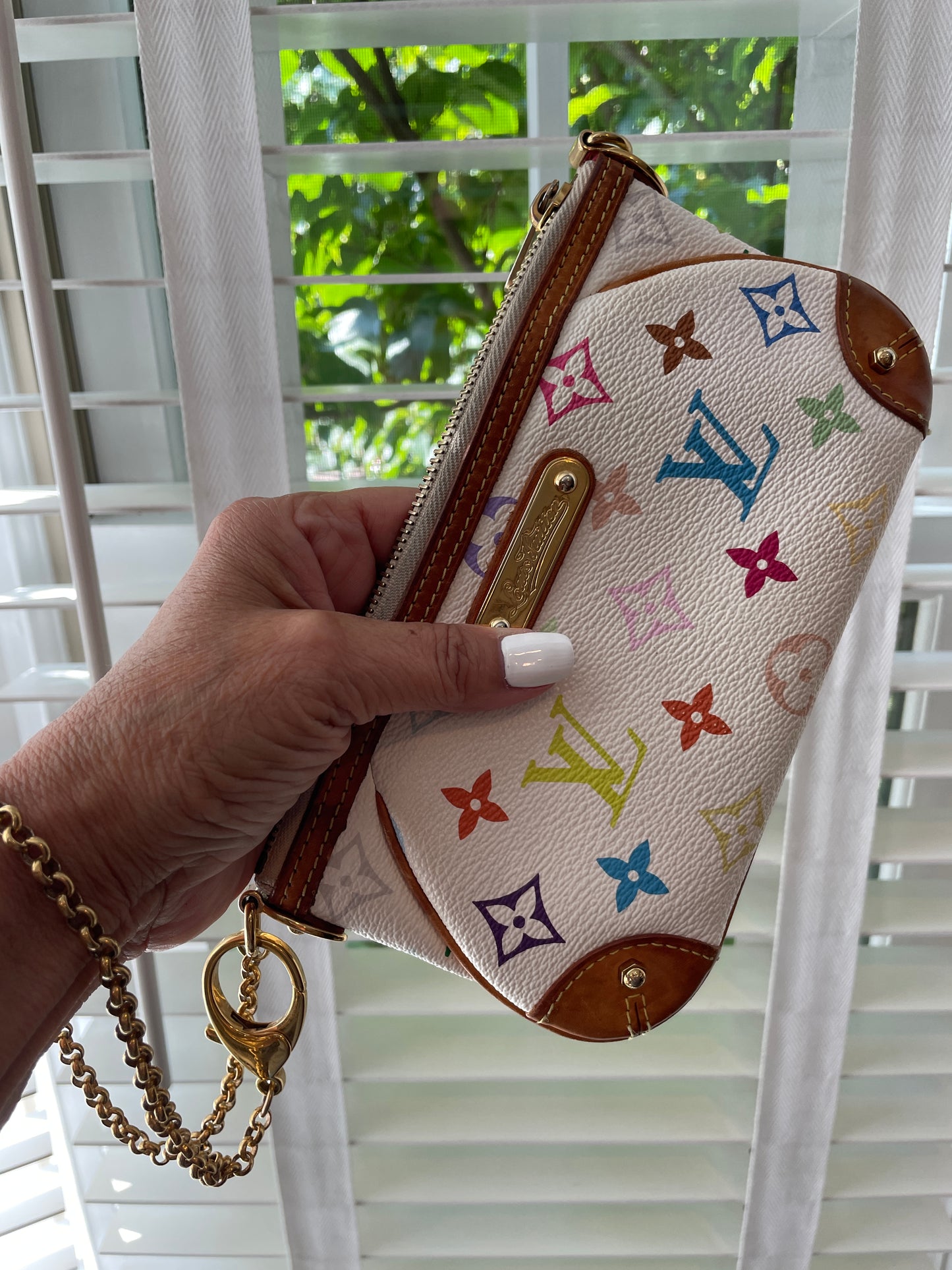 LOUIS VUITTON LIMITED EDITION TAKASHI MURAKAMI MILLA POCHETTE