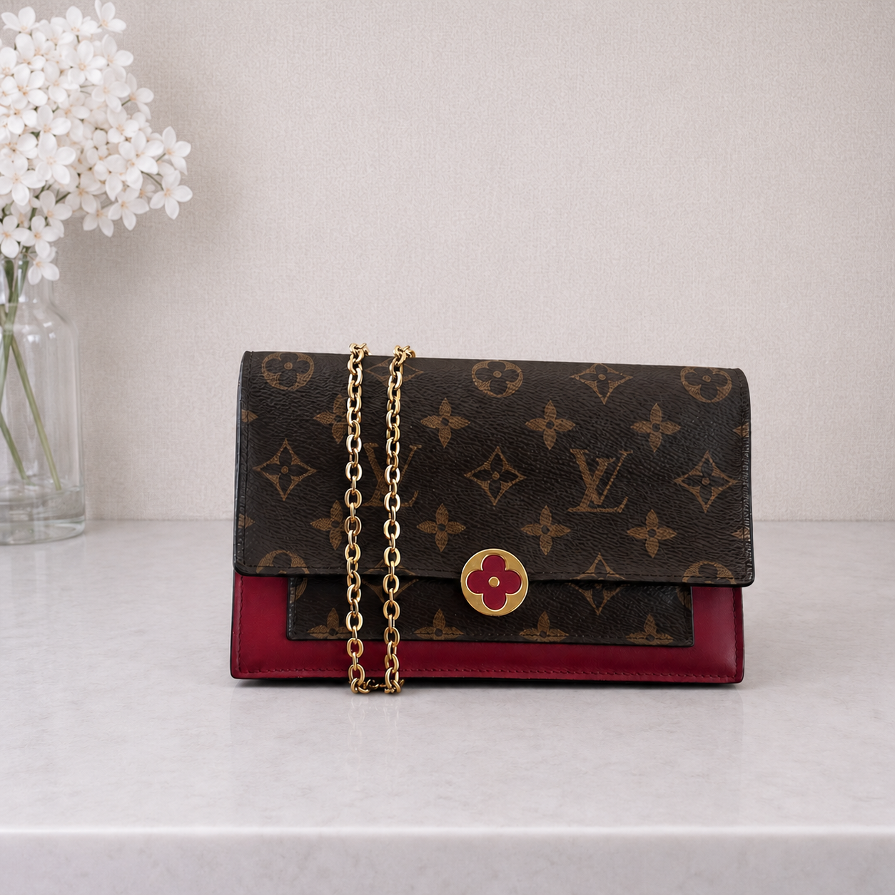Louis Vuitton Flore Wallet on Chain