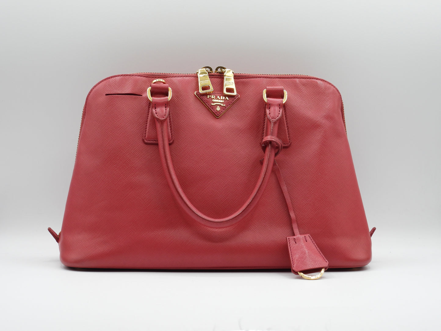 Prada Pink Saffiano Leather Handbag