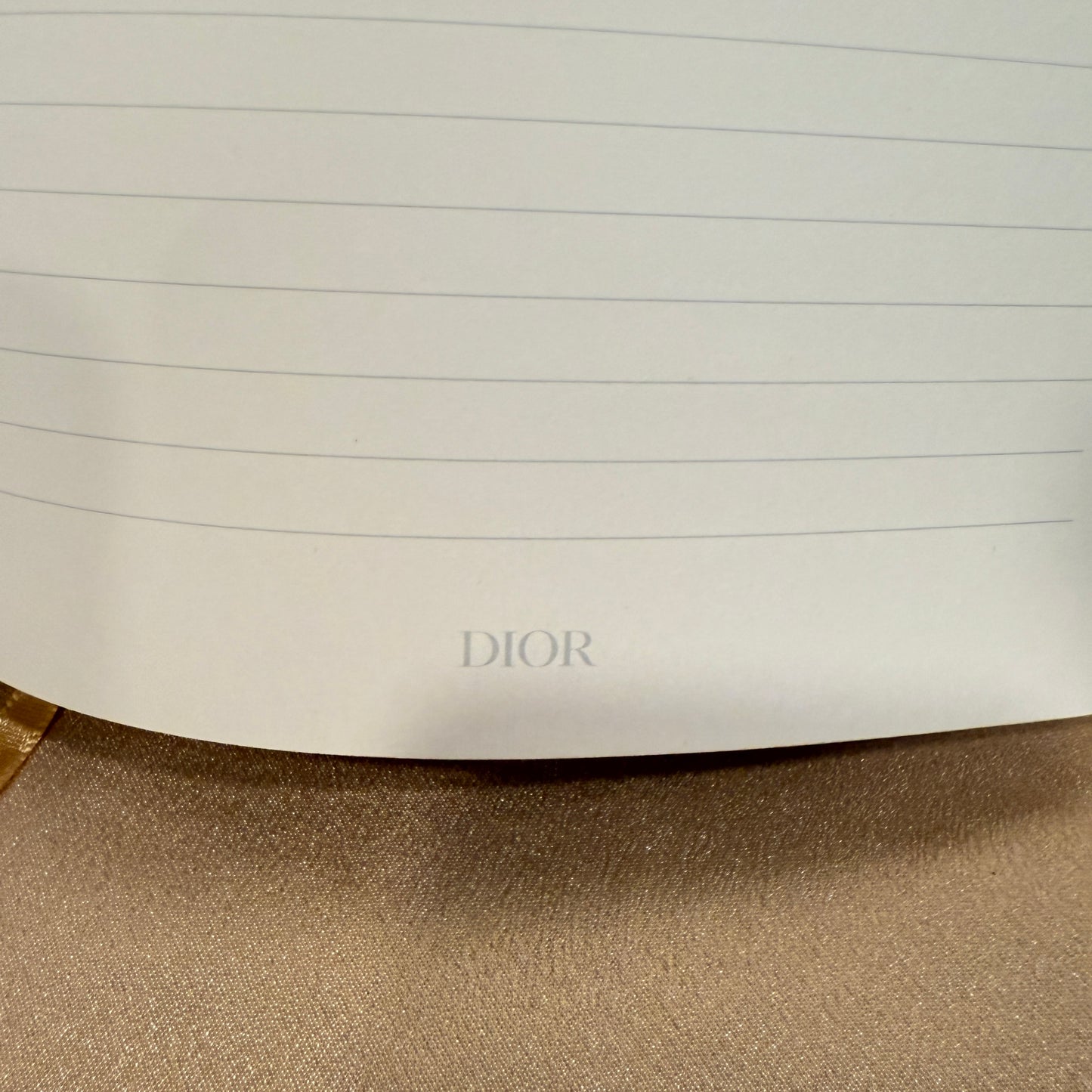 Dior Lined Journal