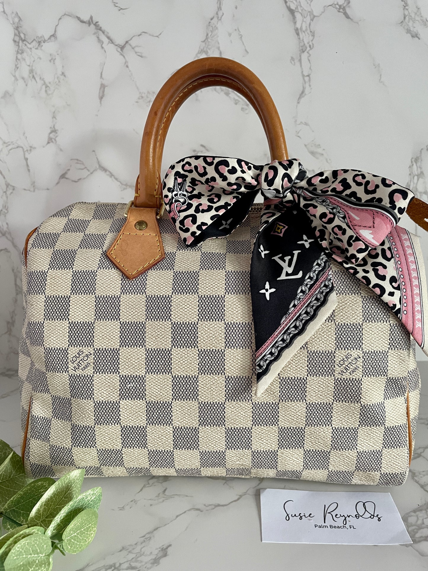 Louis Vuitton Speedy 25 Damier Azur