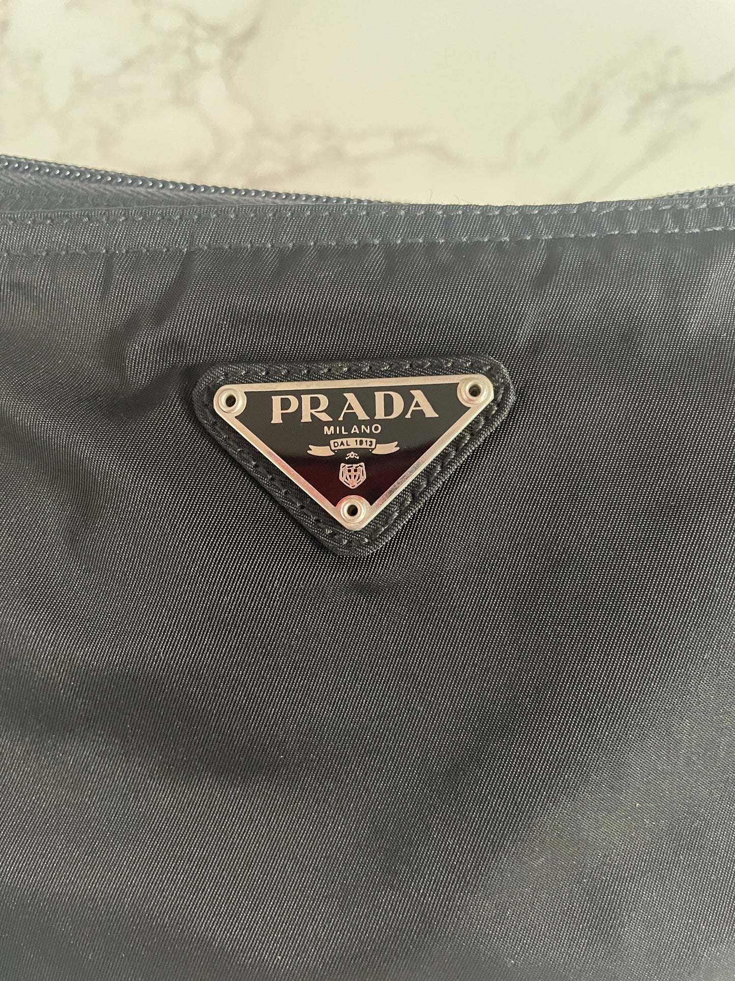 PRADA BLACK NYLON CROSSBODY