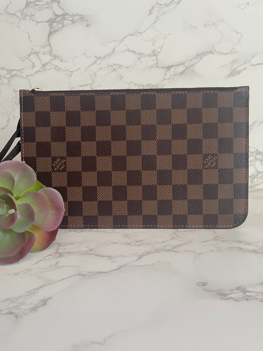 LOUIS VUITTON NEVERFULL POUCH DAMIER EBENE