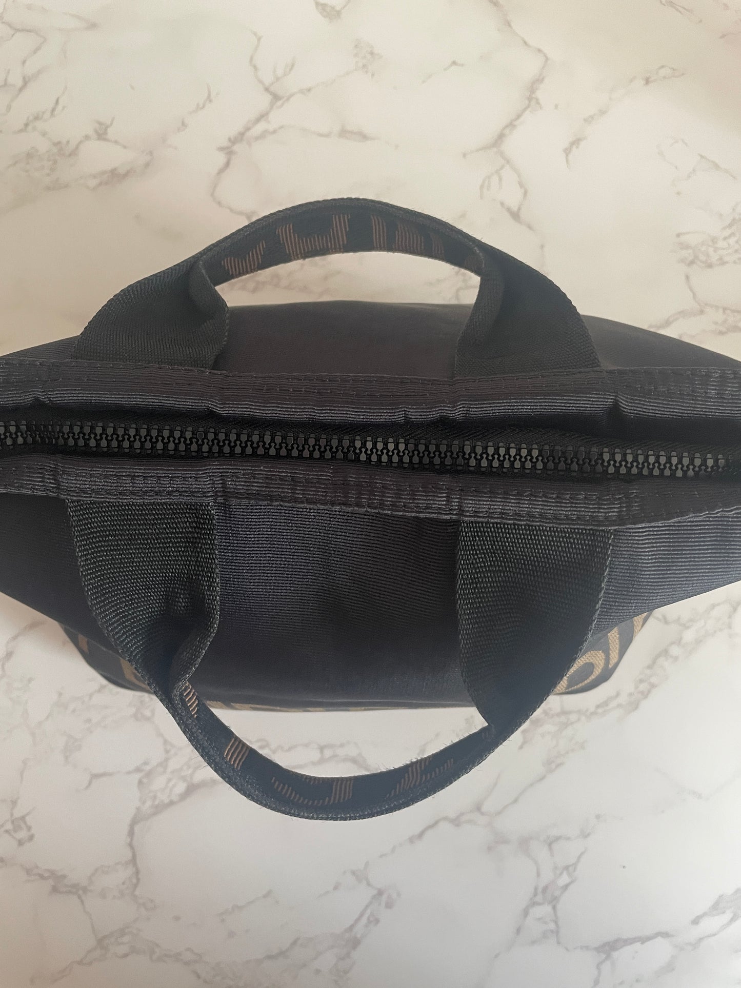 FENDI BLACK NYLON TOTE