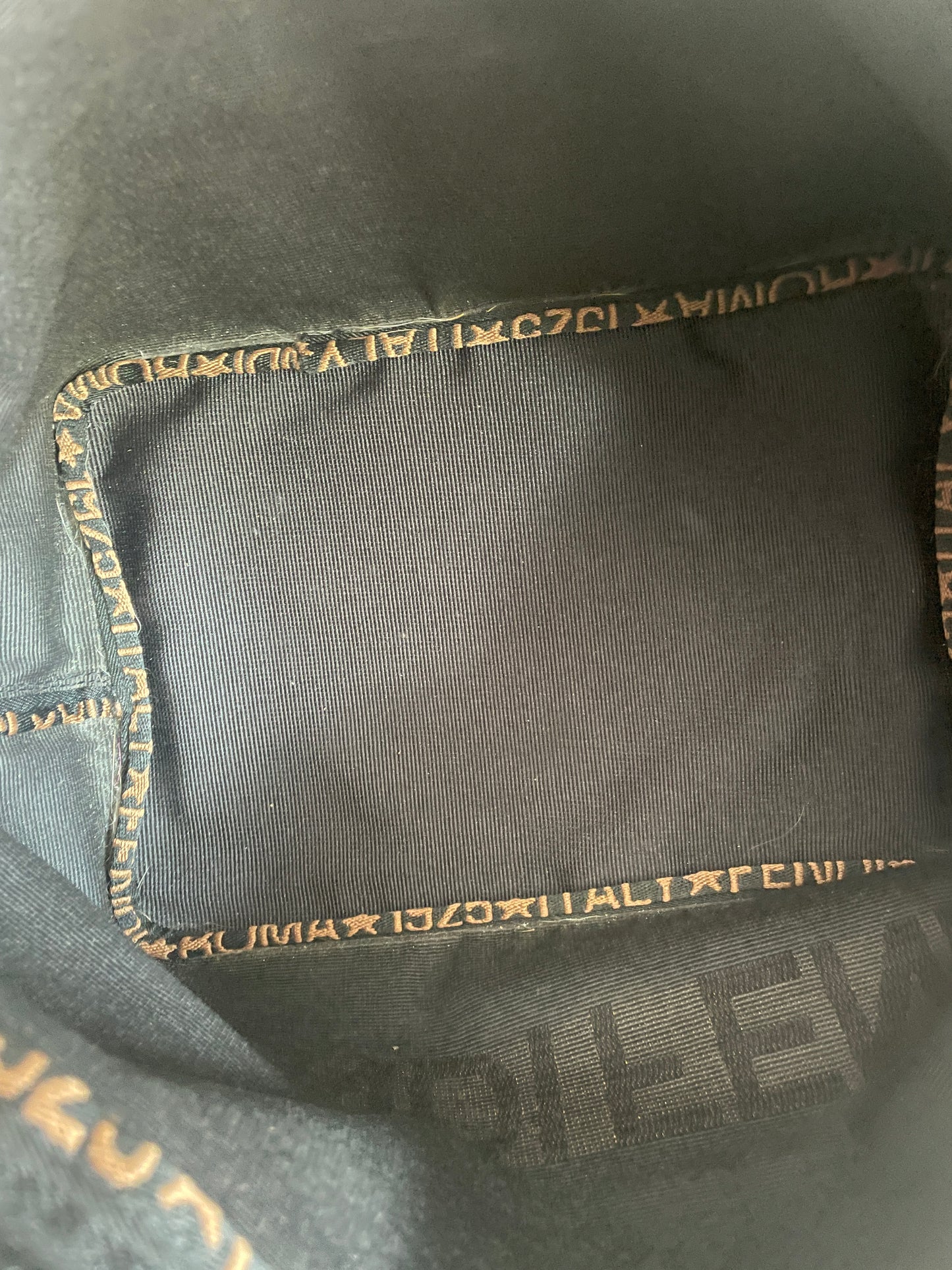 FENDI BLACK NYLON TOTE