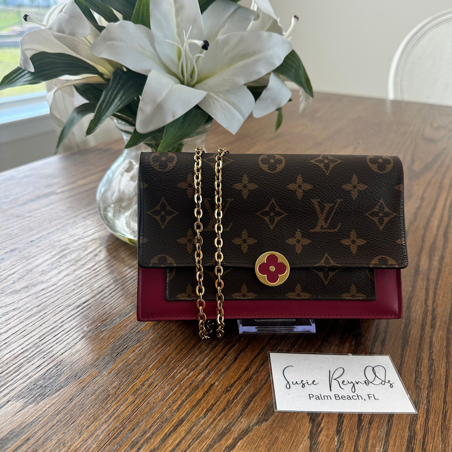 Louis Vuitton Flore Wallet on Chain