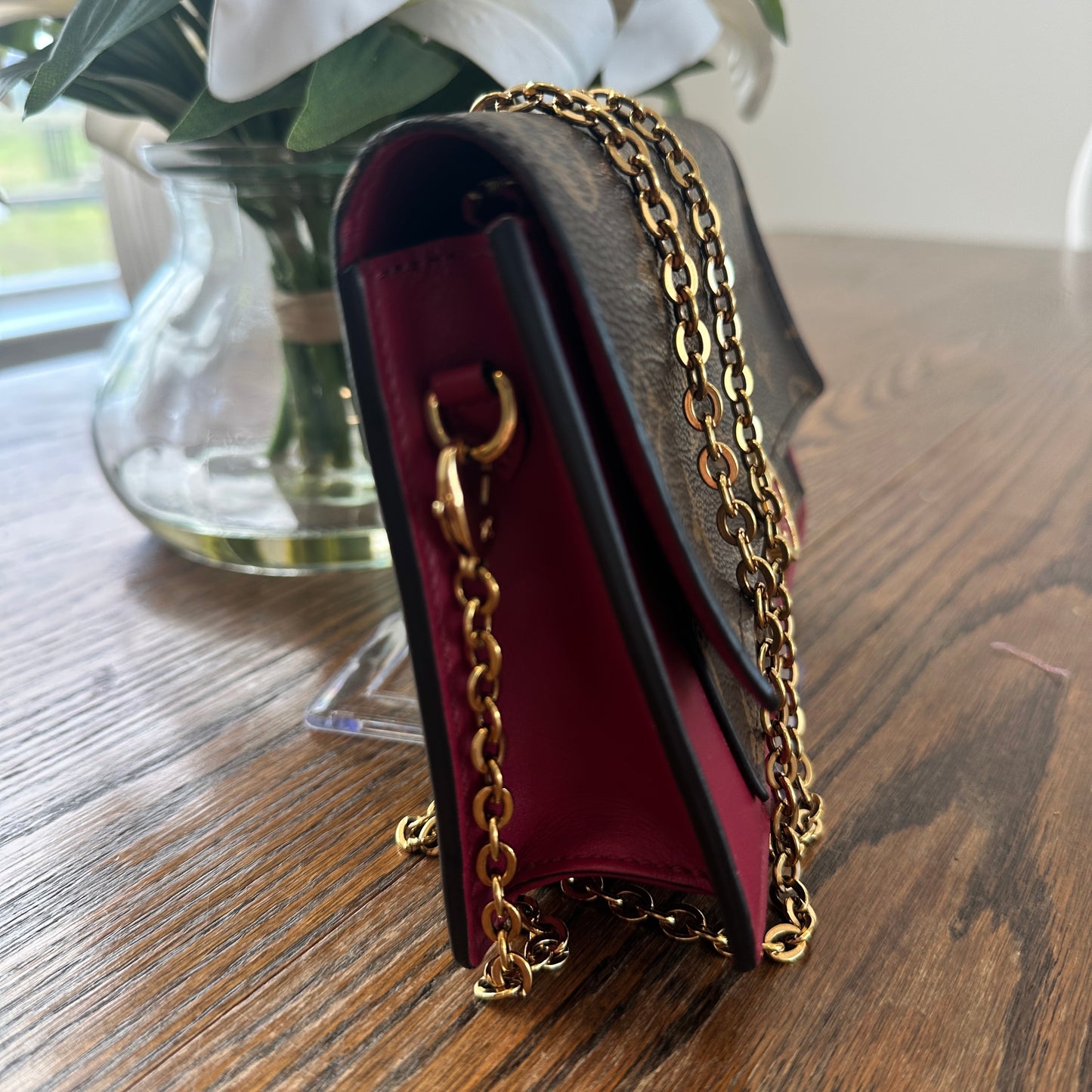 Louis Vuitton Flore Wallet on Chain