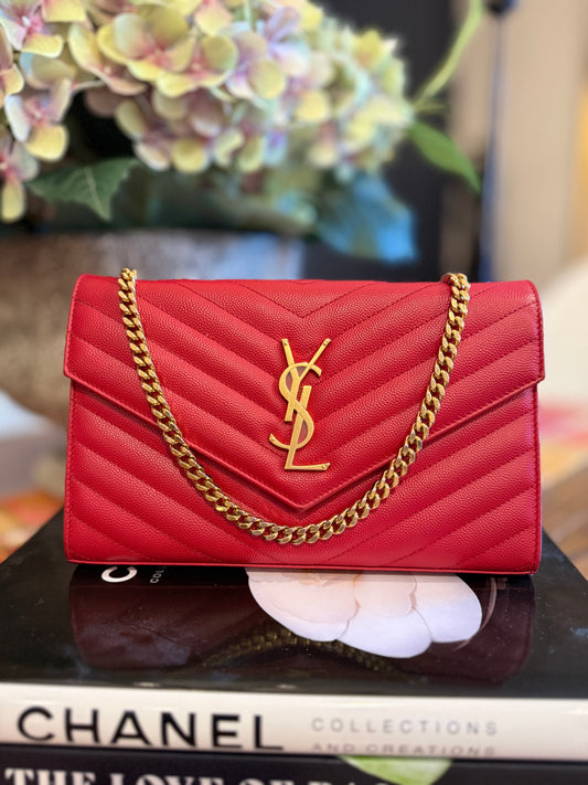 YSL Matelasse Chain Crossbody