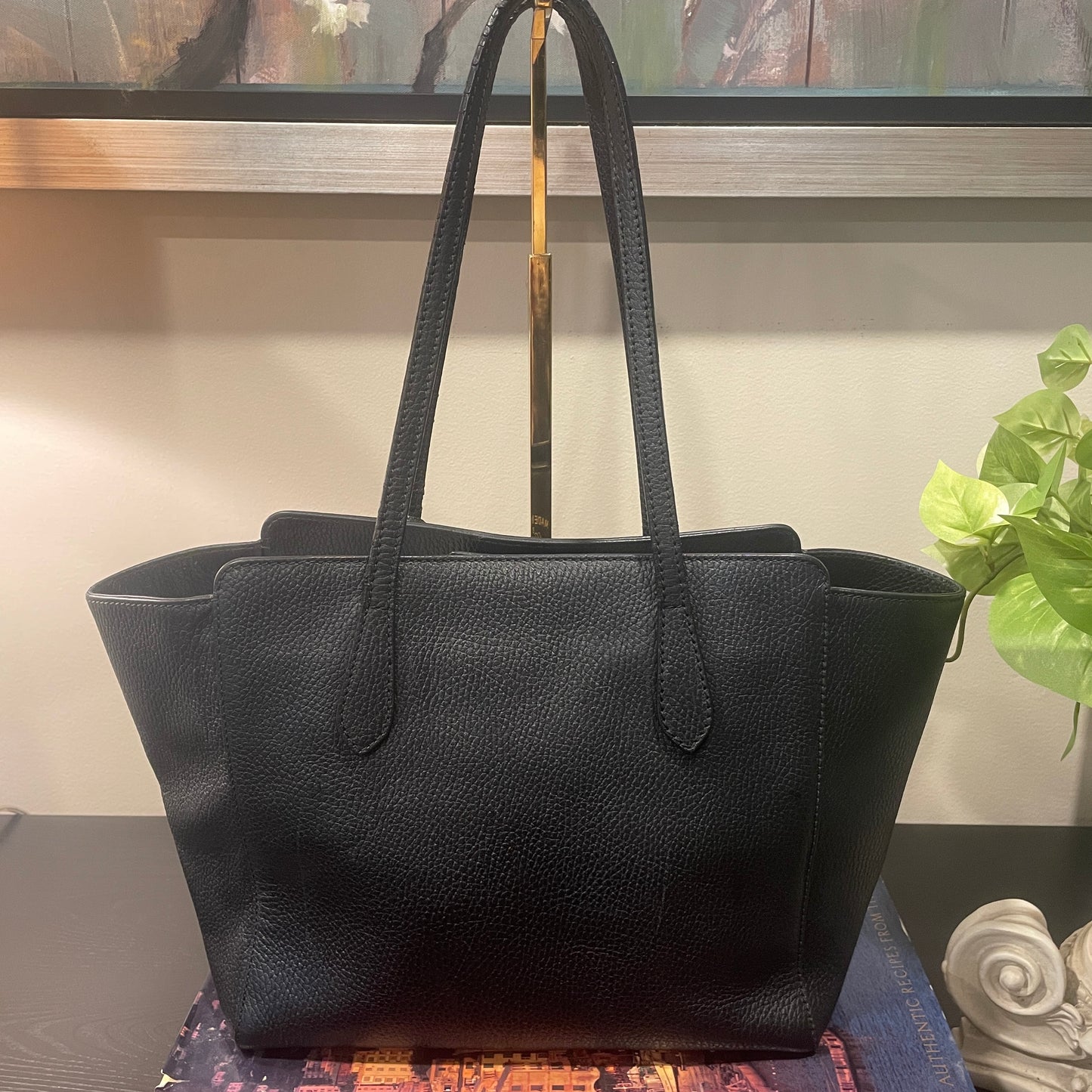 Gucci Black Swing Tote