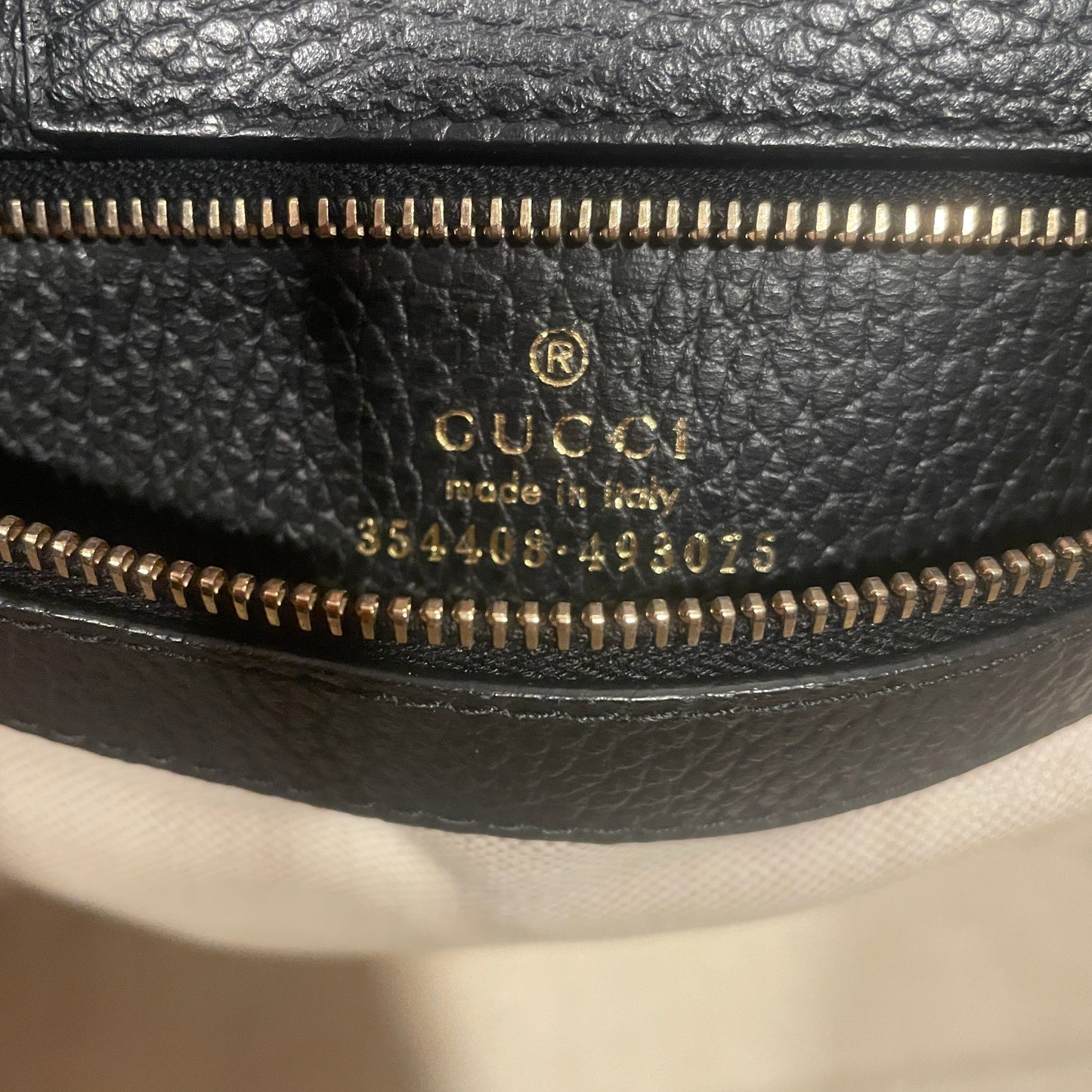 Gucci Black Swing Tote