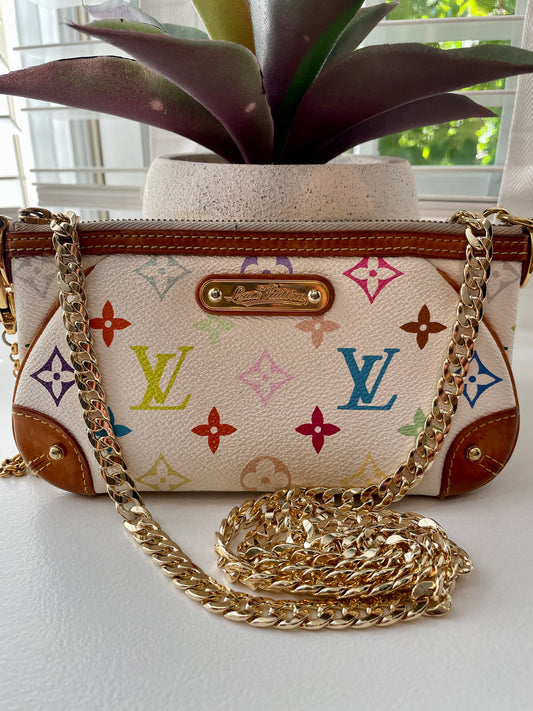 LOUIS VUITTON LIMITED EDITION TAKASHI MURAKAMI MILLA POCHETTE