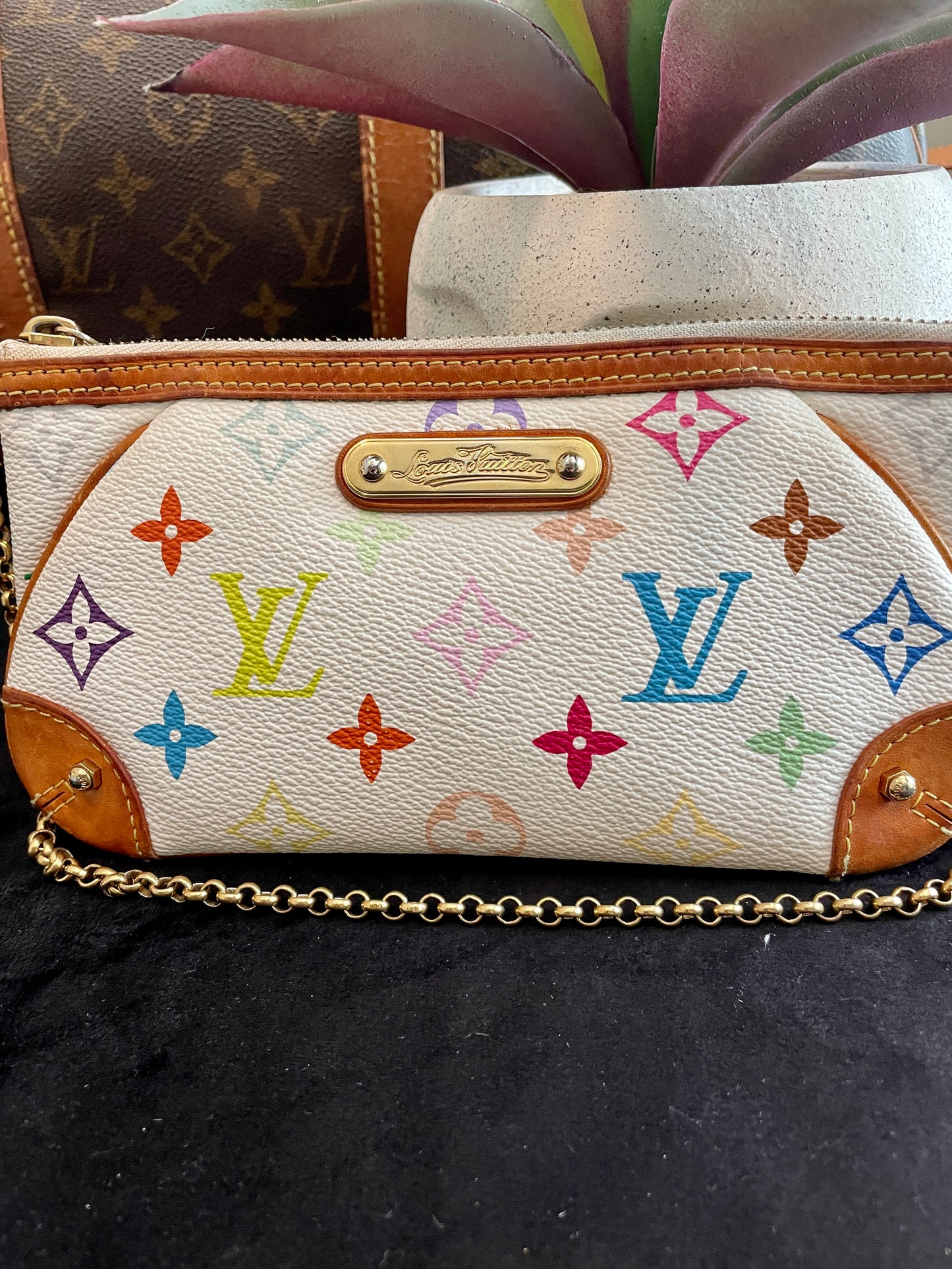 LOUIS VUITTON LIMITED EDITION TAKASHI MURAKAMI MILLA POCHETTE