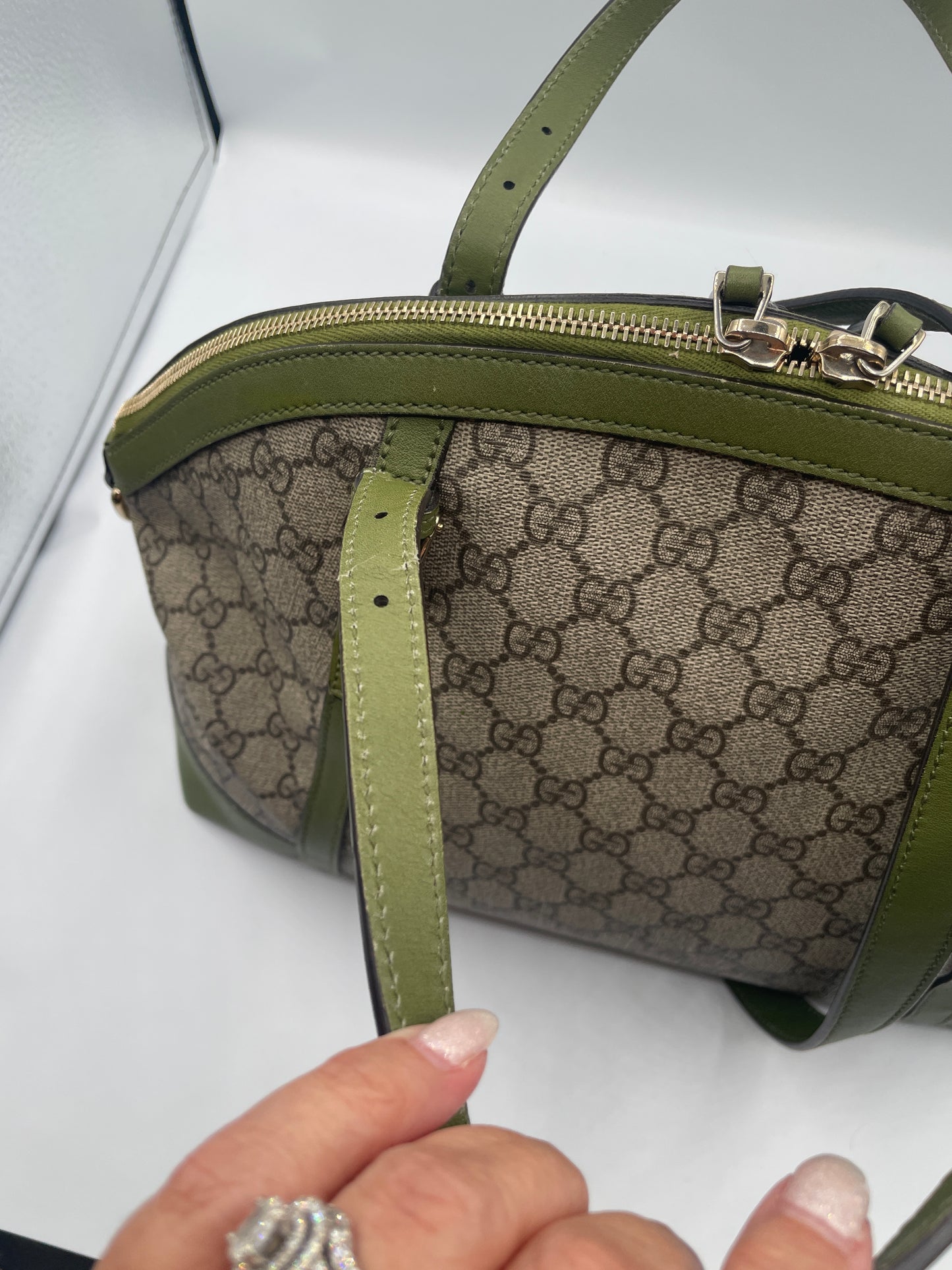 Gucci Green Dome Satchel