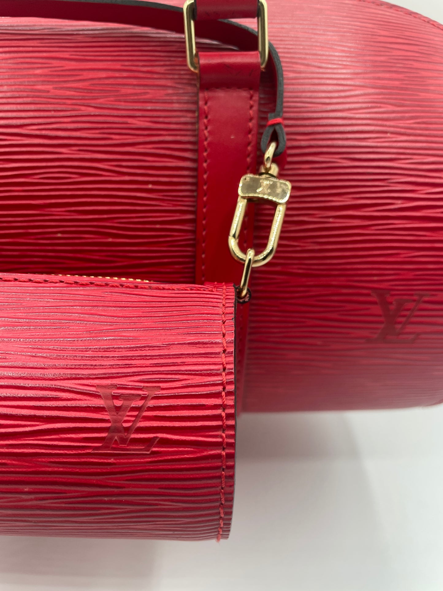 LOUIS VUITTON RED EPI SOUFFLOT