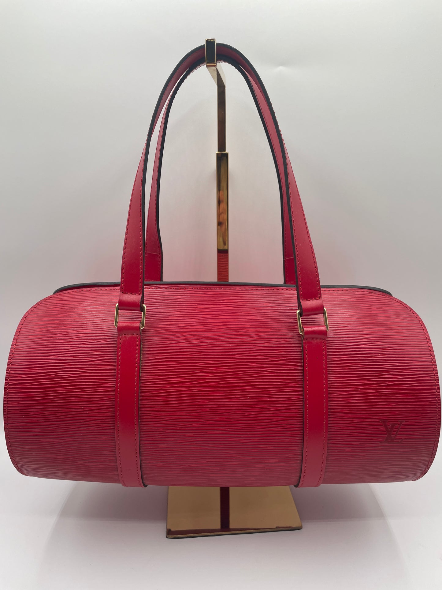 LOUIS VUITTON RED EPI SOUFFLOT