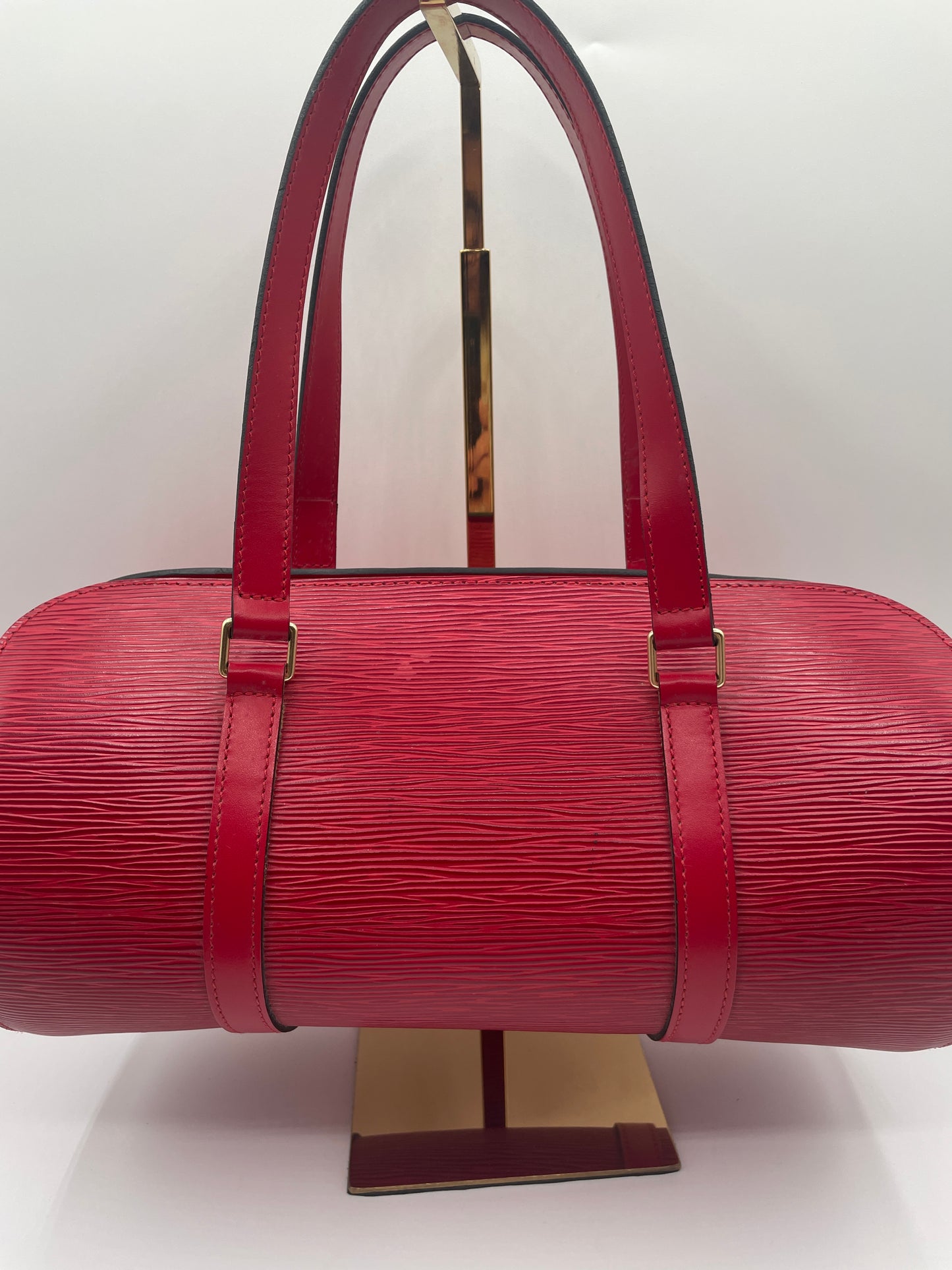 LOUIS VUITTON RED EPI SOUFFLOT