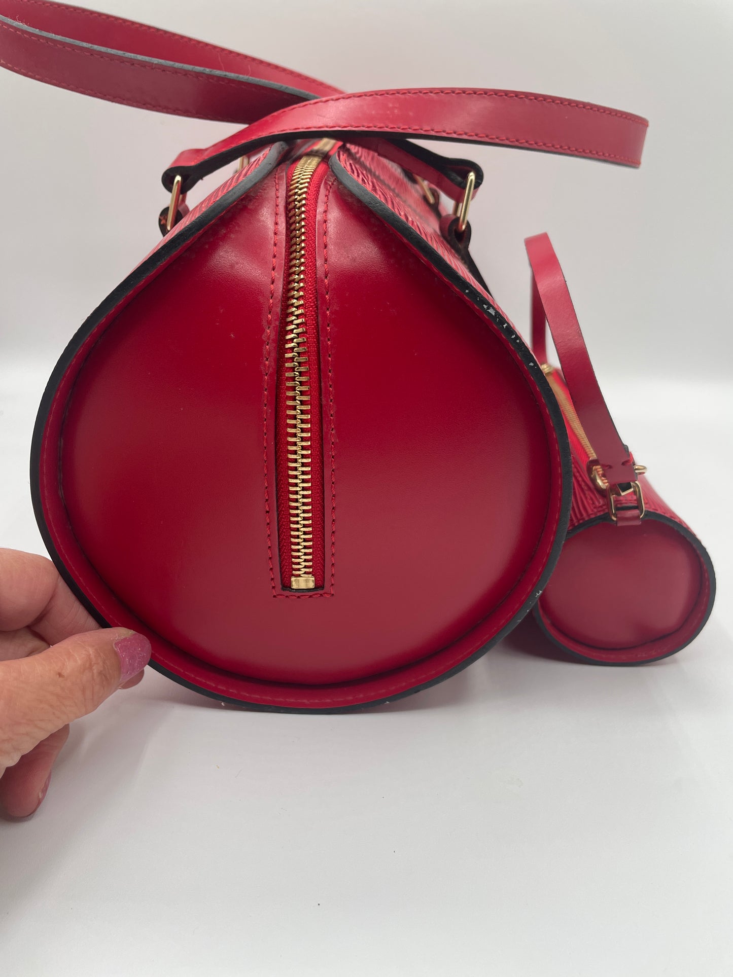 LOUIS VUITTON RED EPI SOUFFLOT