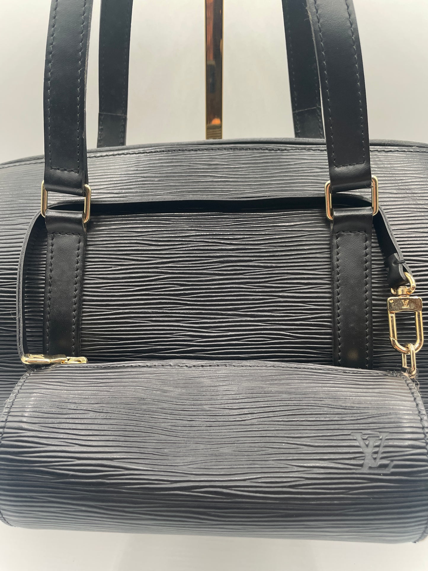 LOUIS VUITTON BLACK EPI SOUFFLOT