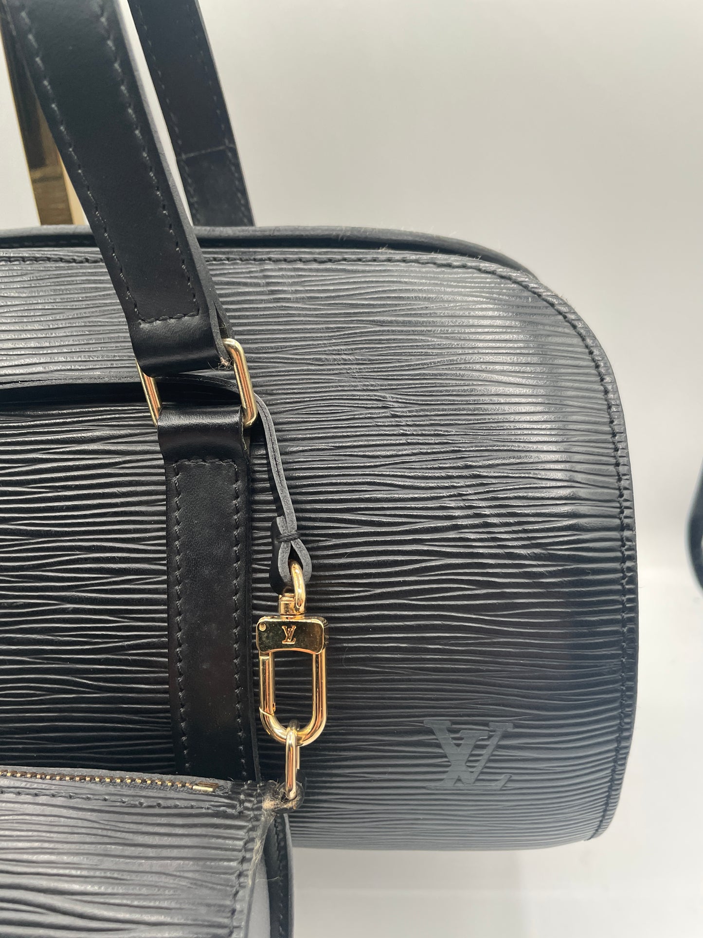 LOUIS VUITTON BLACK EPI SOUFFLOT