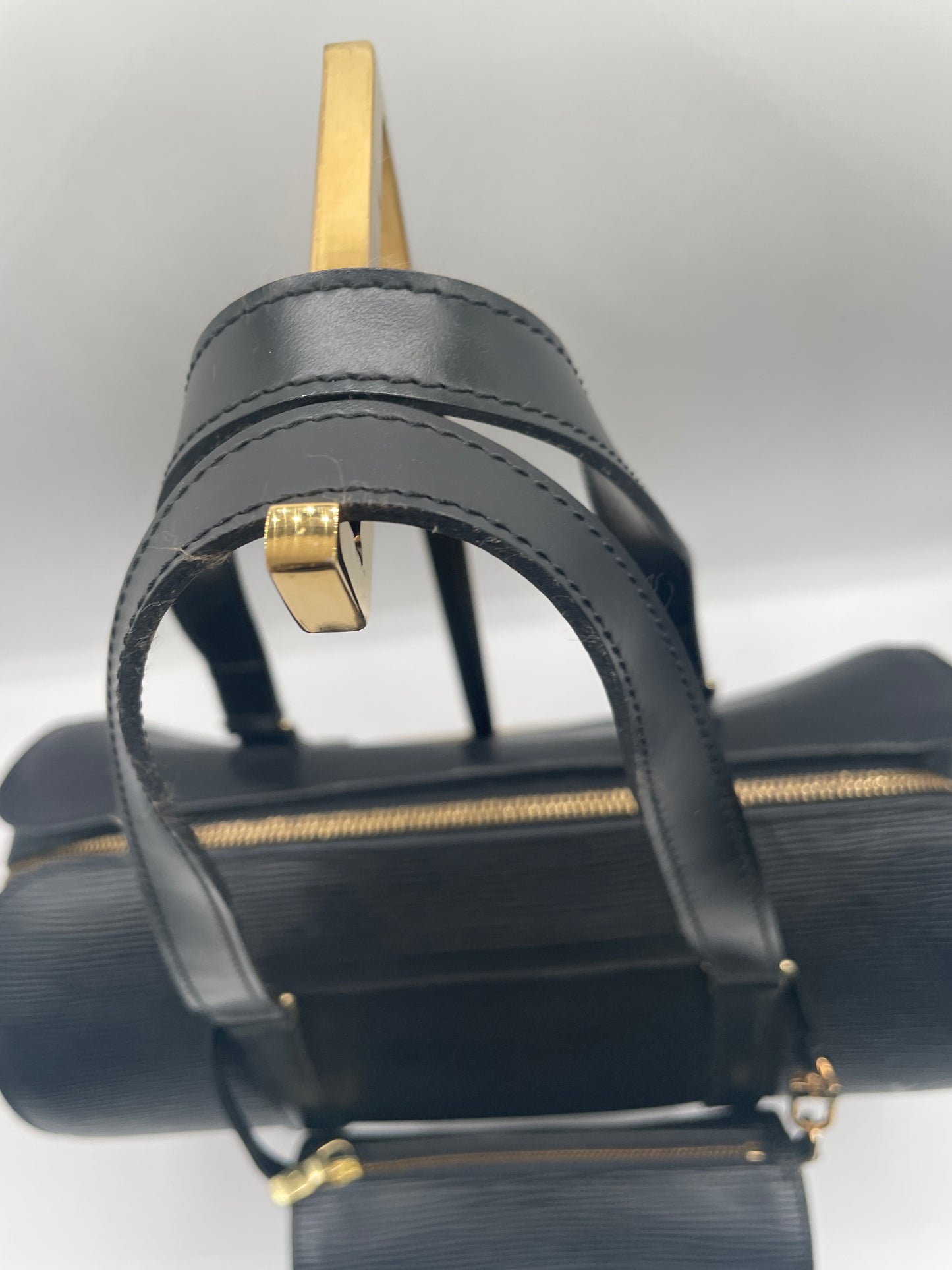 LOUIS VUITTON BLACK EPI SOUFFLOT