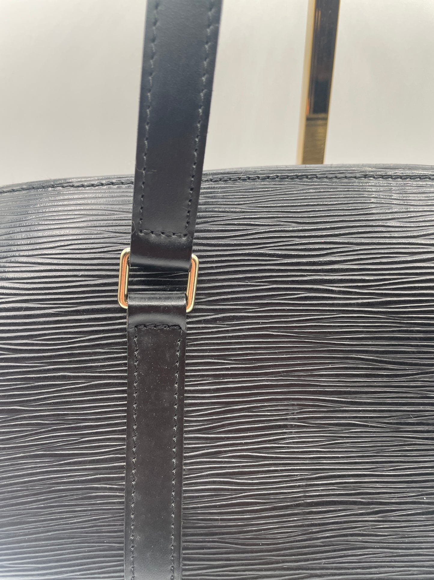 LOUIS VUITTON BLACK EPI SOUFFLOT