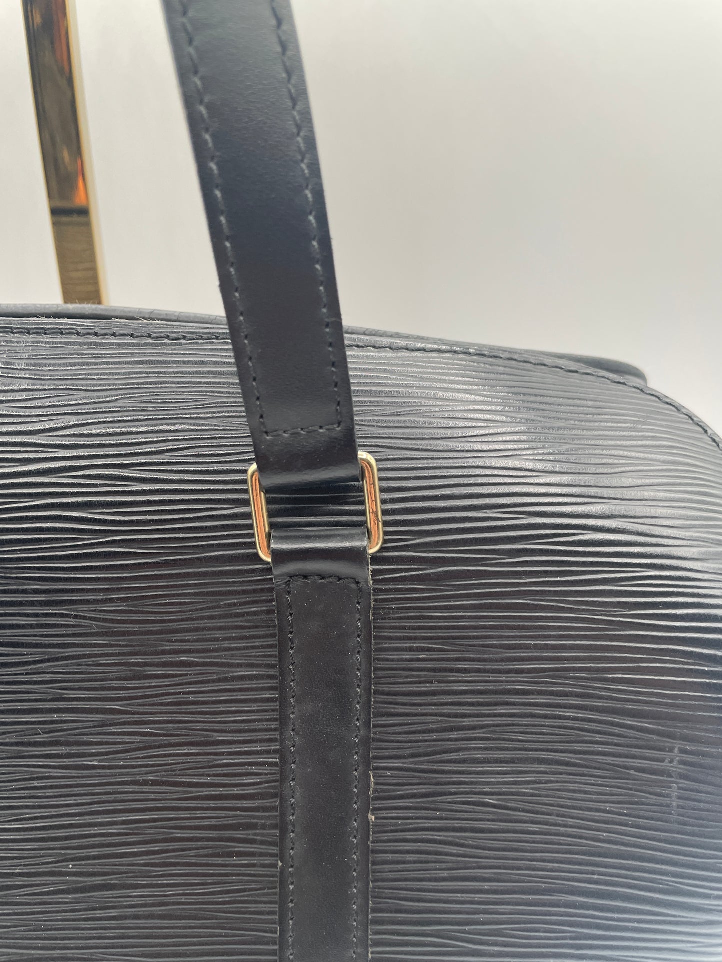 LOUIS VUITTON BLACK EPI SOUFFLOT