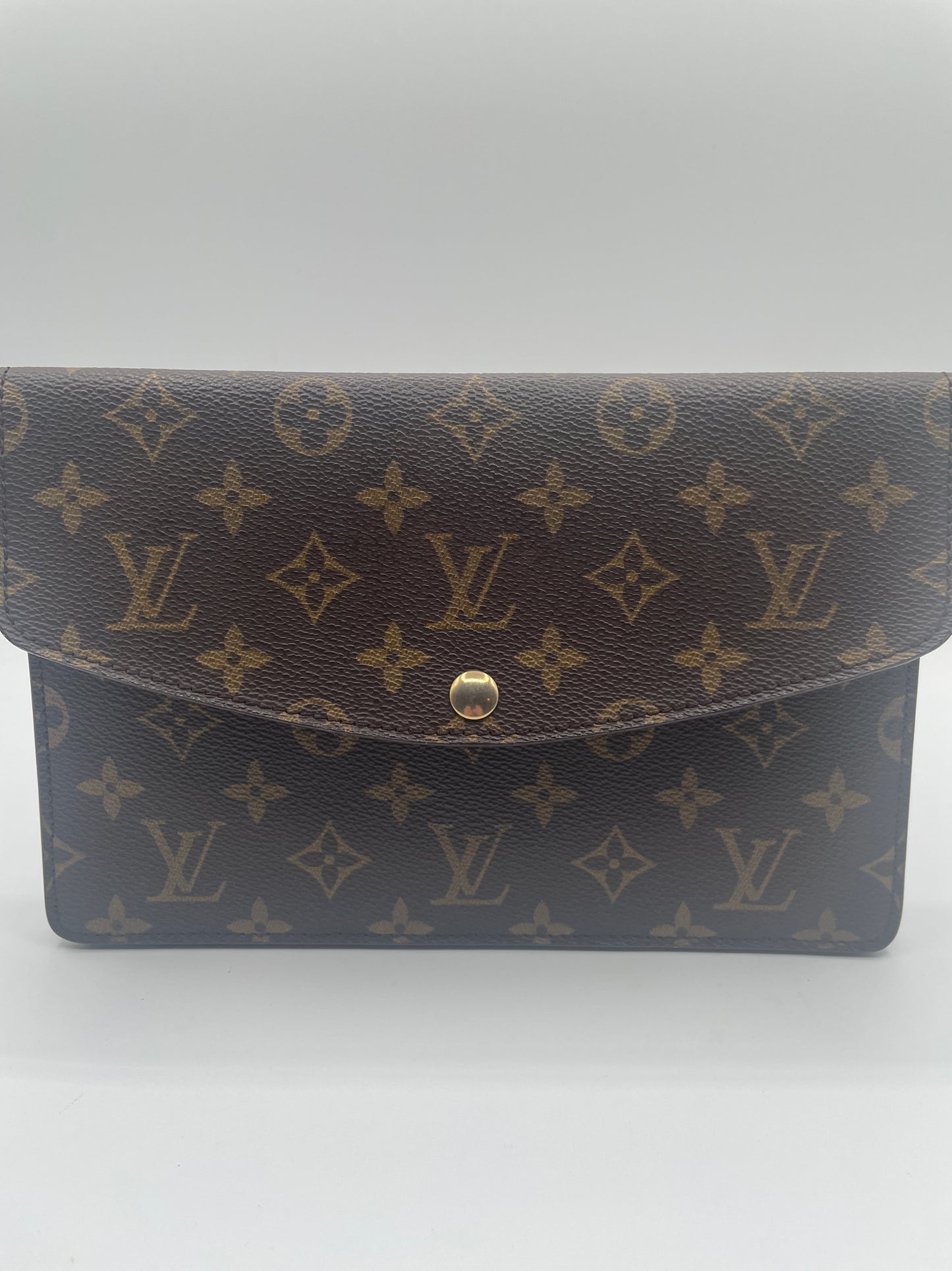 LOUIS VUITTON DOUBLE POCHETTE RABAT