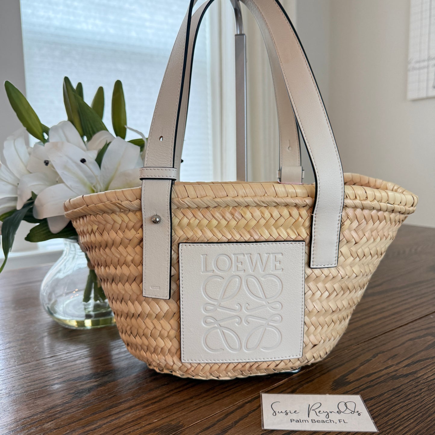 Loewe Raffia Basket Bag