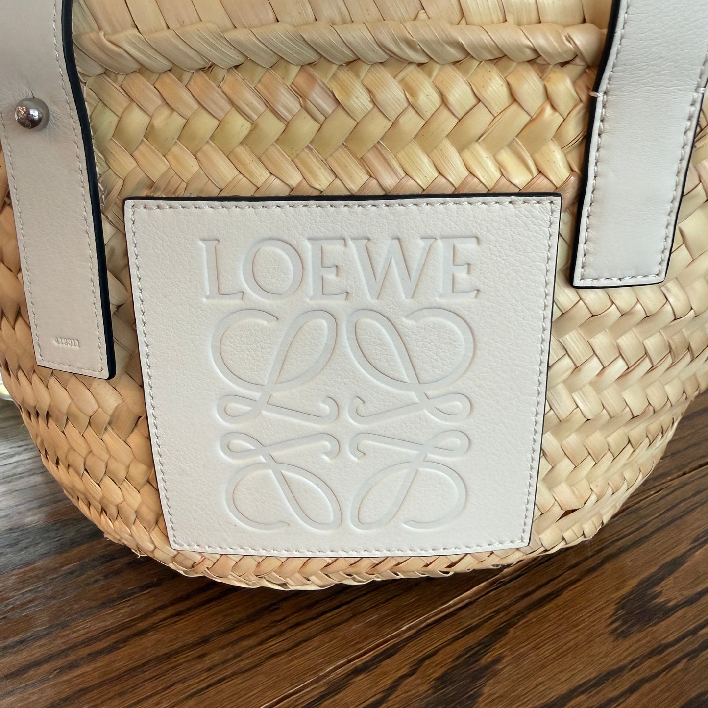 Loewe Raffia Basket Bag