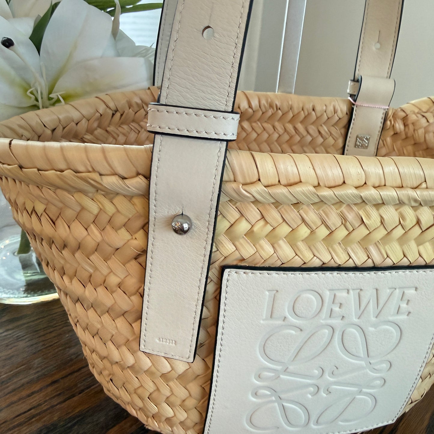 Loewe Raffia Basket Bag
