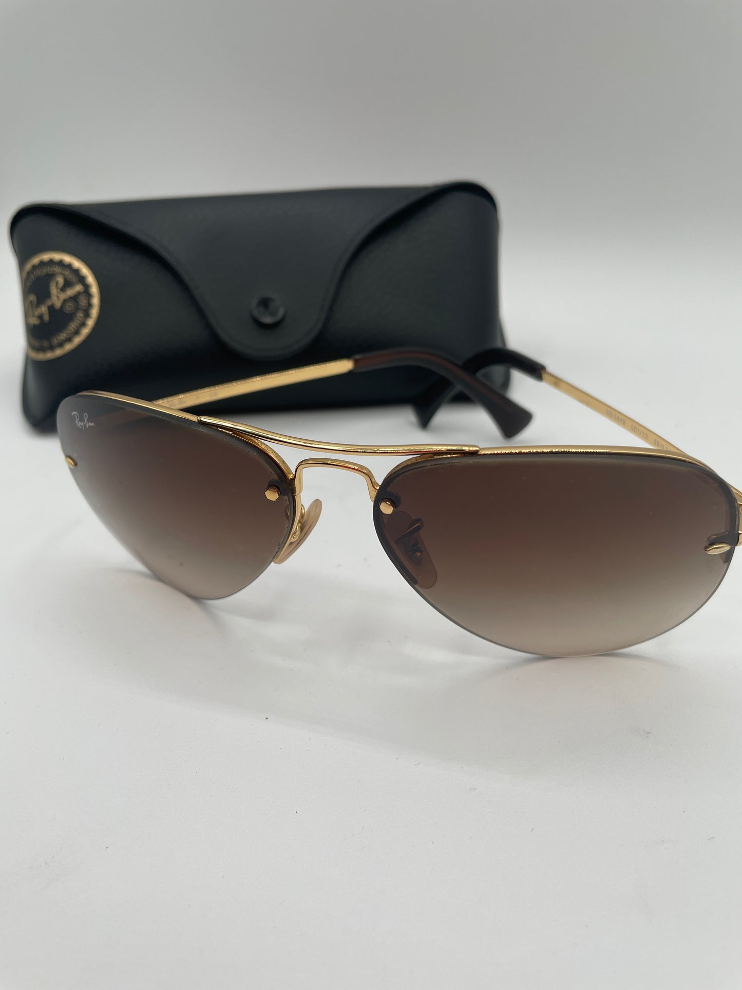 RAY BAN BROWN GRADIENT AVIATOR