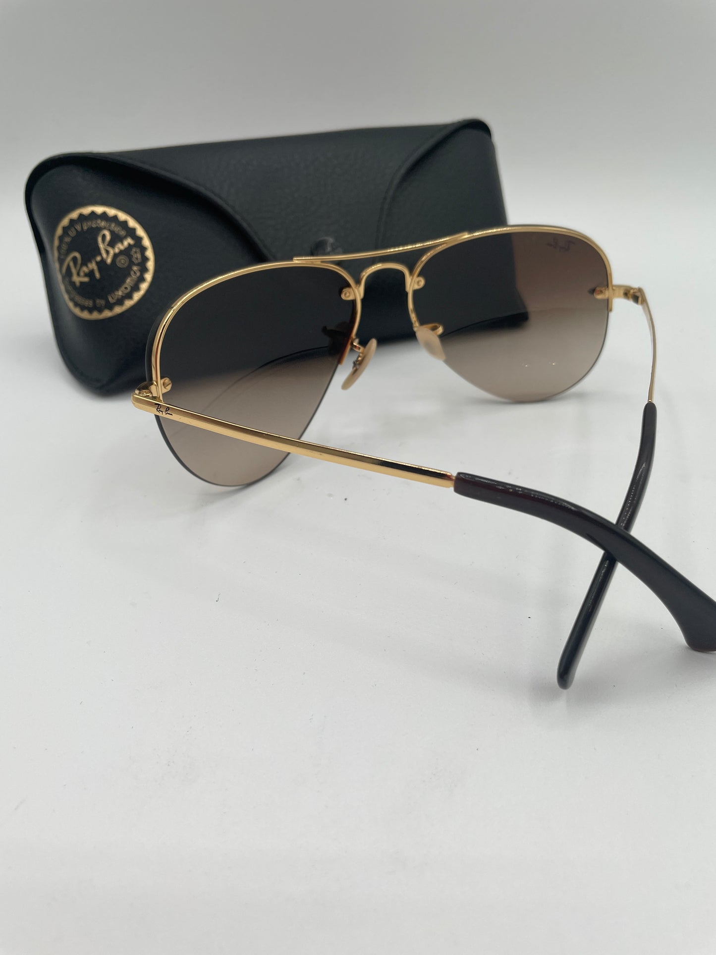 RAY BAN BROWN GRADIENT AVIATOR