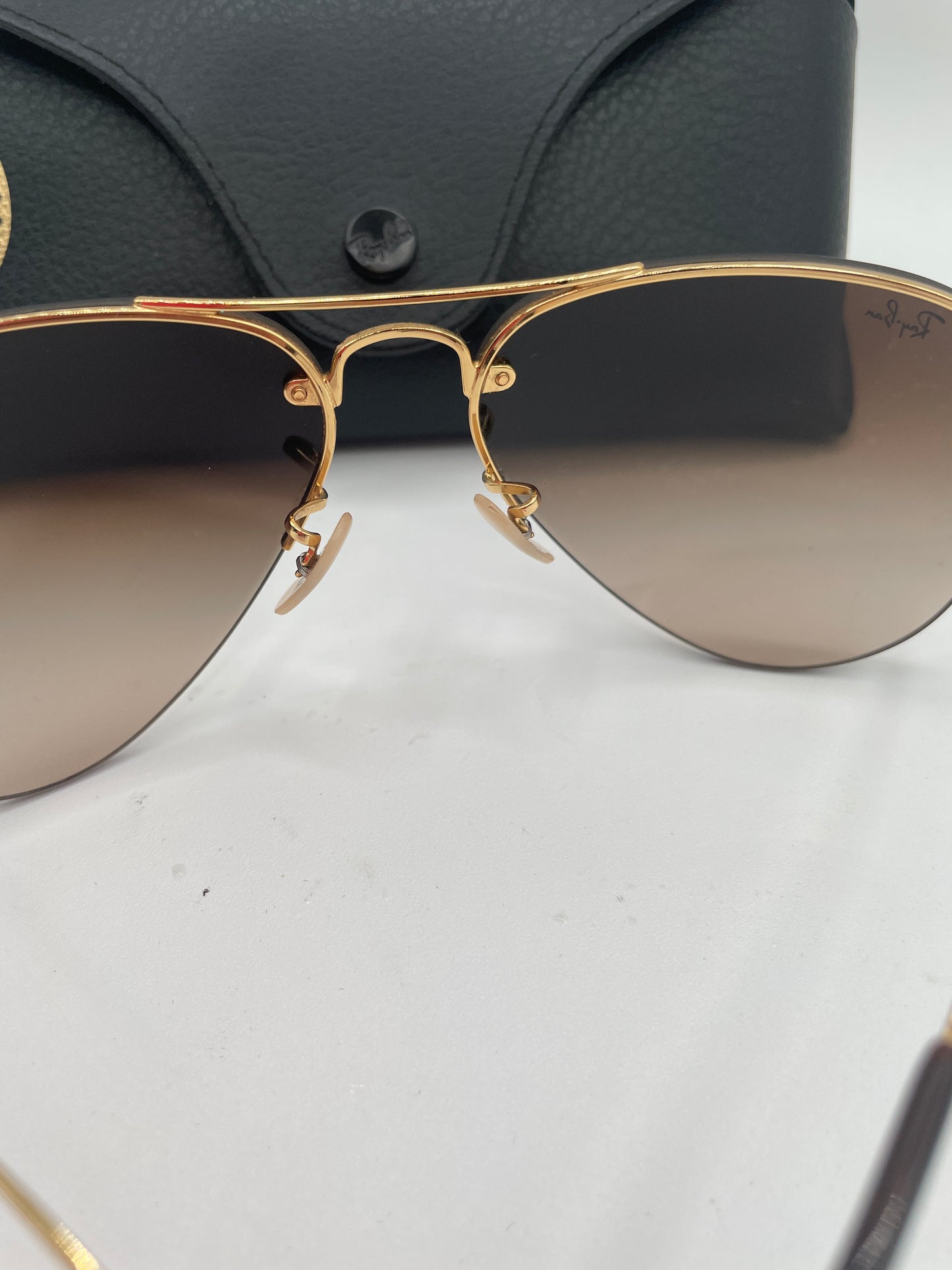 RAY BAN BROWN GRADIENT AVIATOR