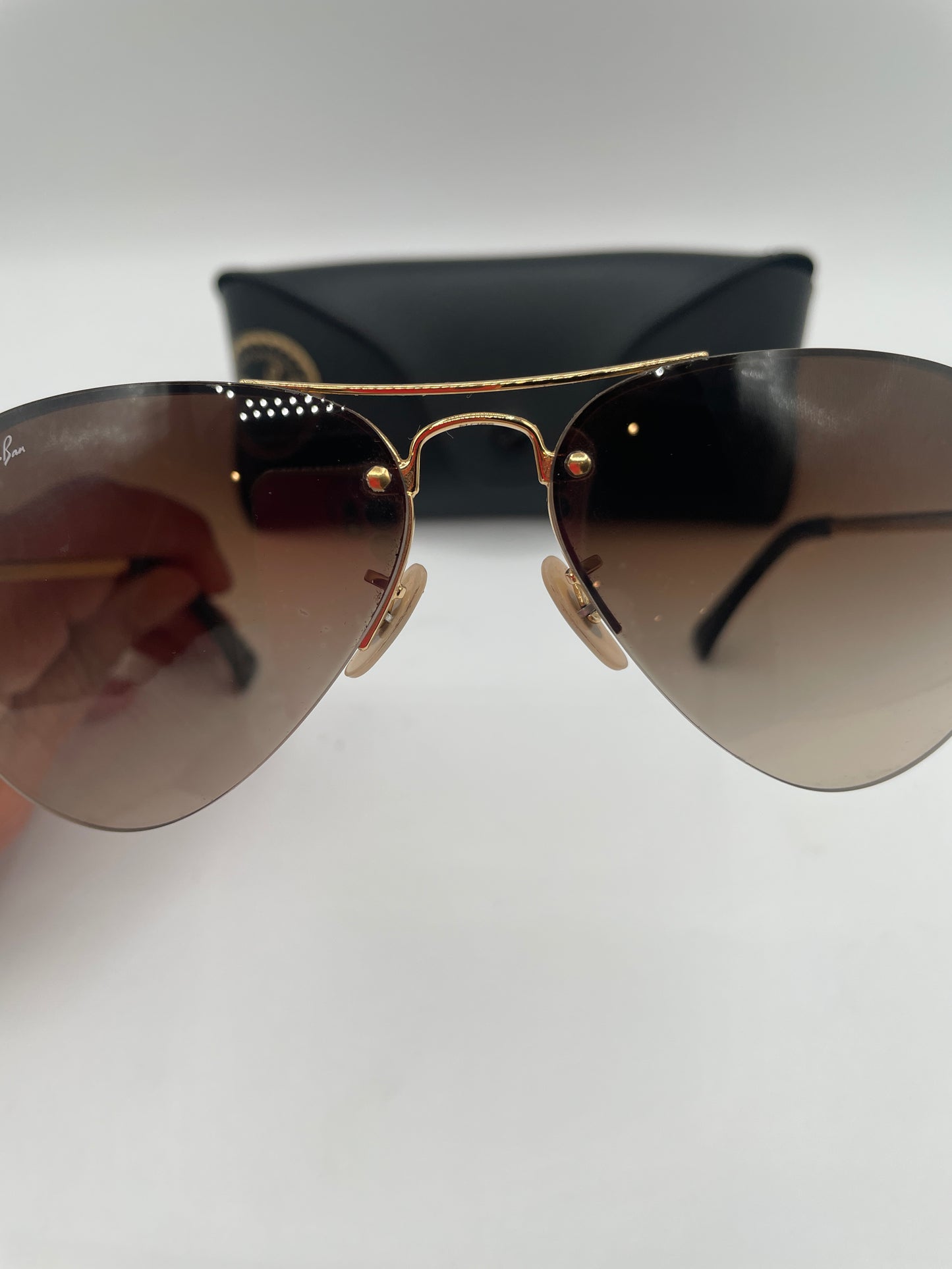 RAY BAN BROWN GRADIENT AVIATOR