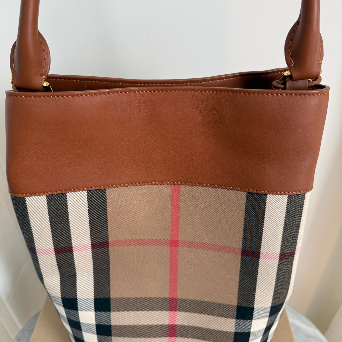 Burberry House Check Bucket Bag