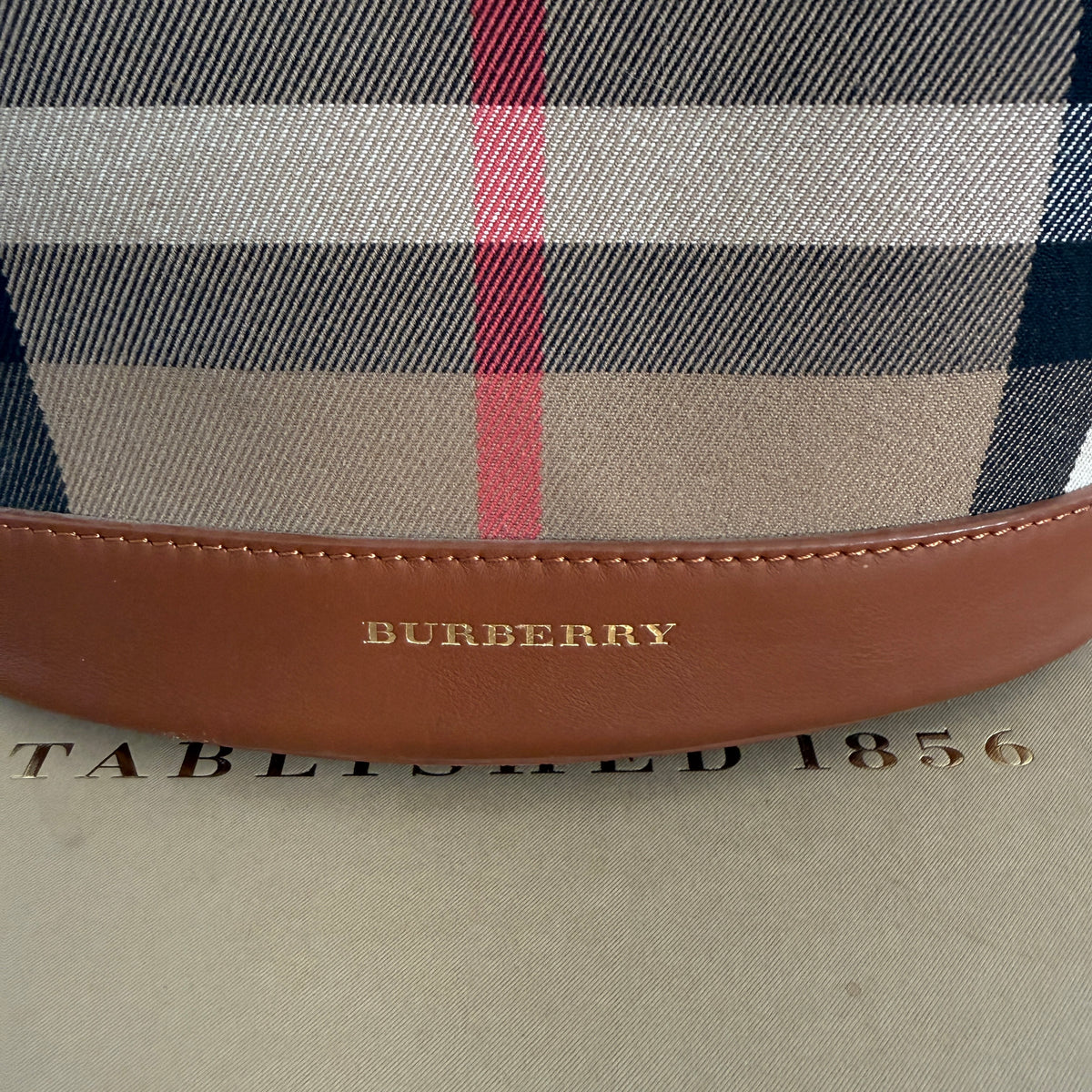Burberry House Check Bucket Bag