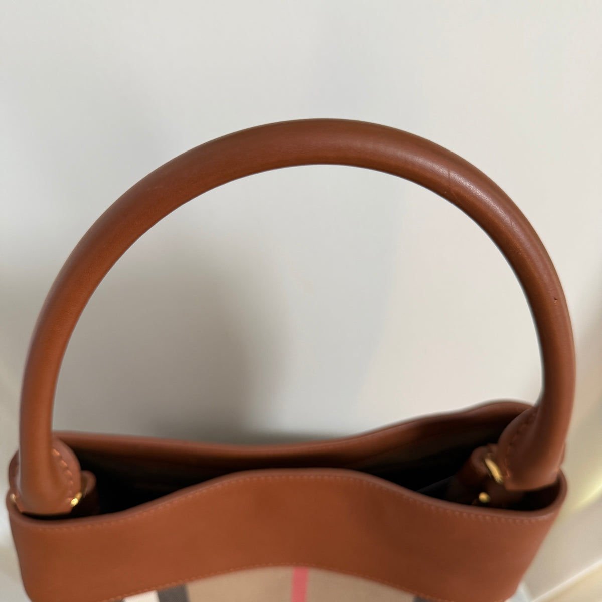 Burberry House Check Bucket Bag