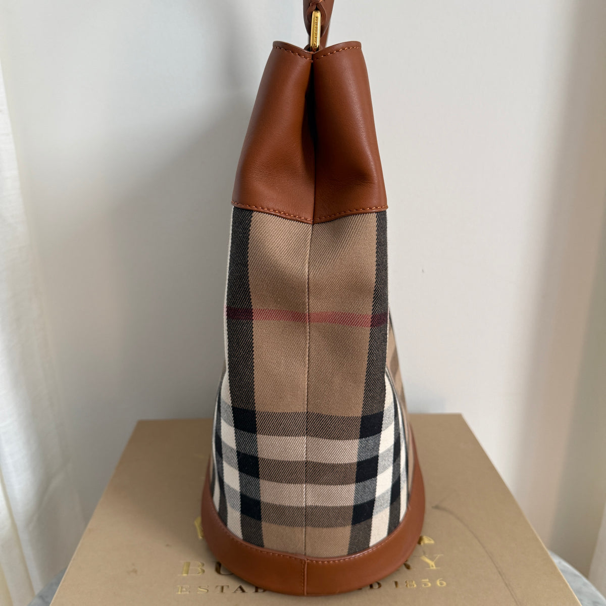 Burberry House Check Bucket Bag